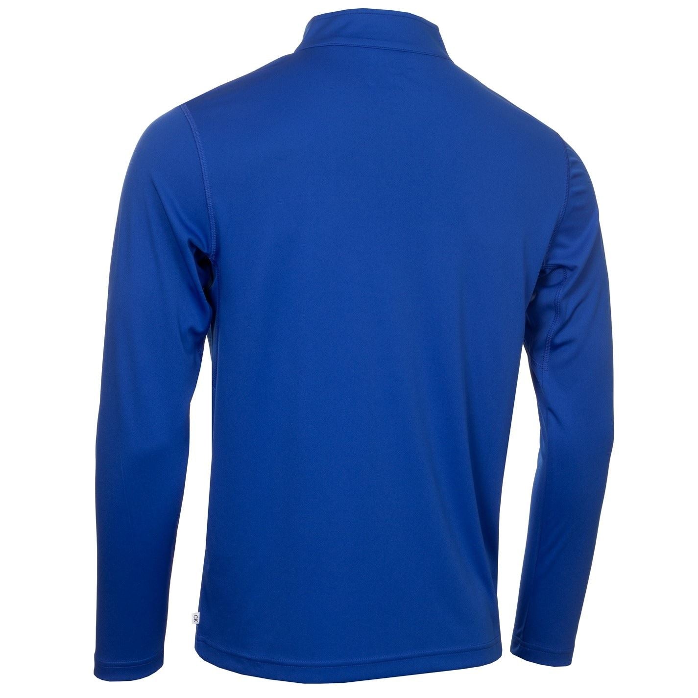 Calvin Klein Golf Regular Fit Zip Neck Long Sleeve Sweatshirt