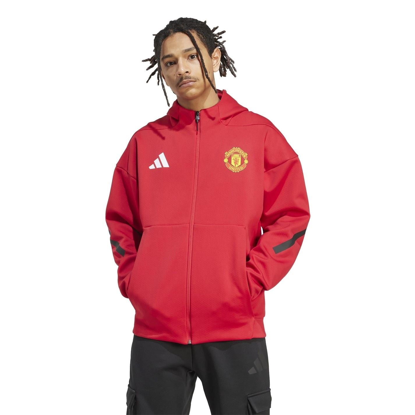 adidas Mens Manchester United Anthem Jacket 2025 2026
