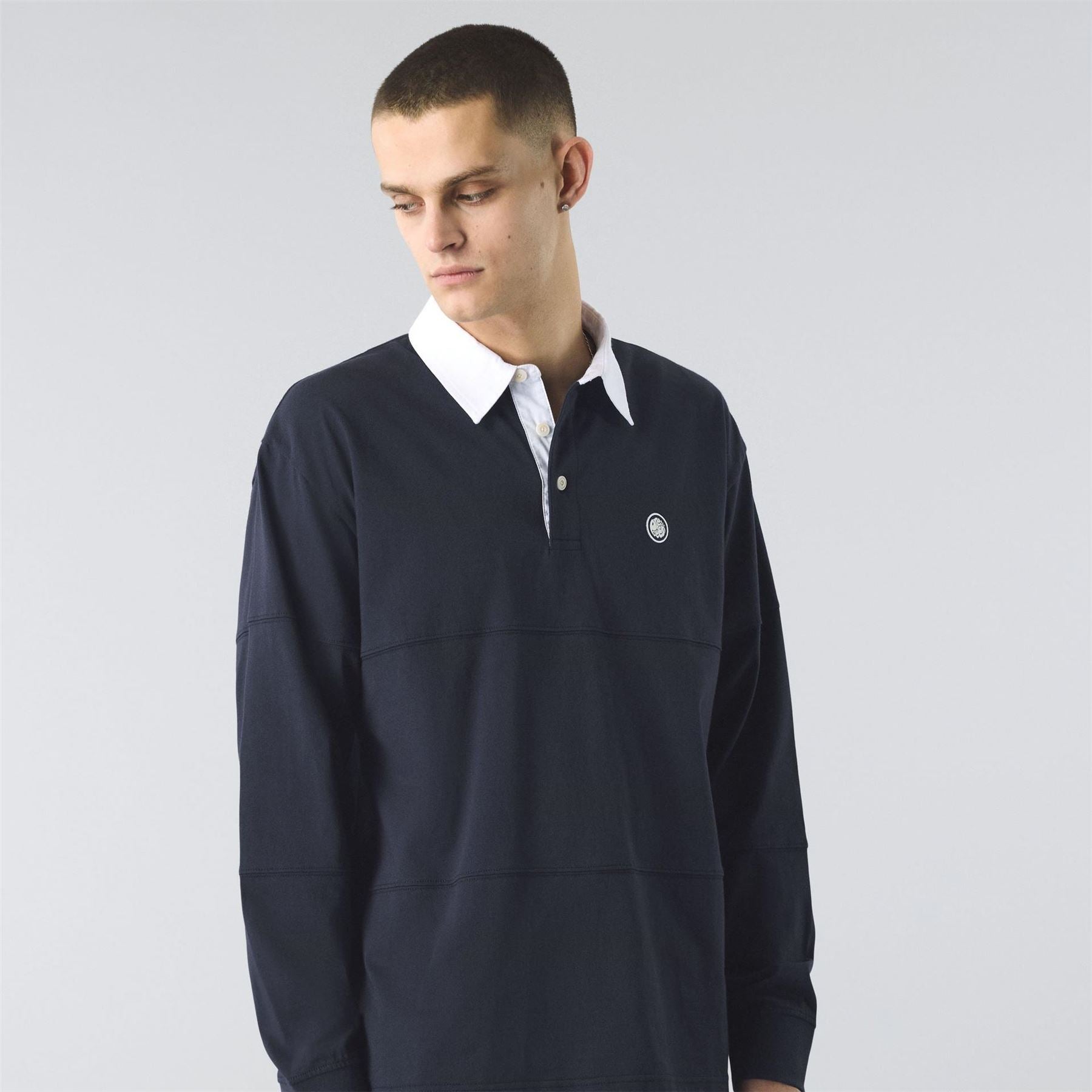 Pretty Green Athletic Regular Fit Long Sleeve Shirt