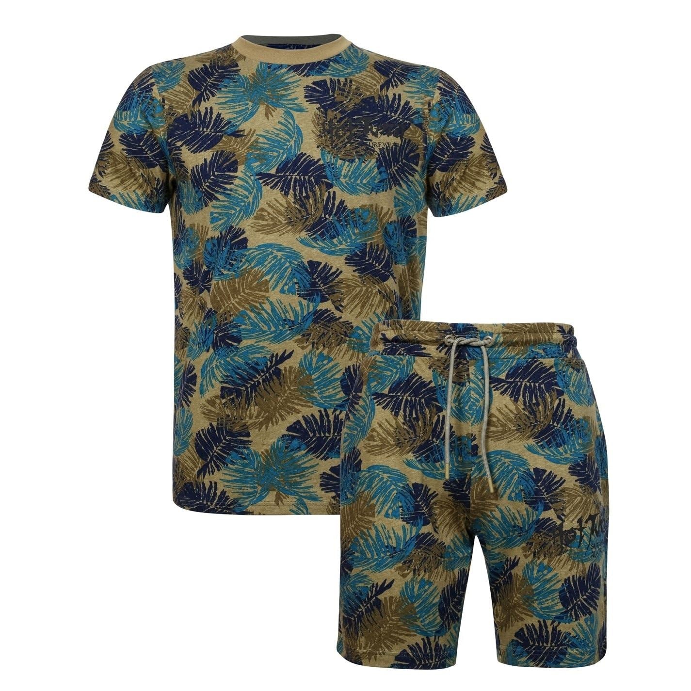 Hot Tuna Crew Neck Short Sleeve Tee and Short Set