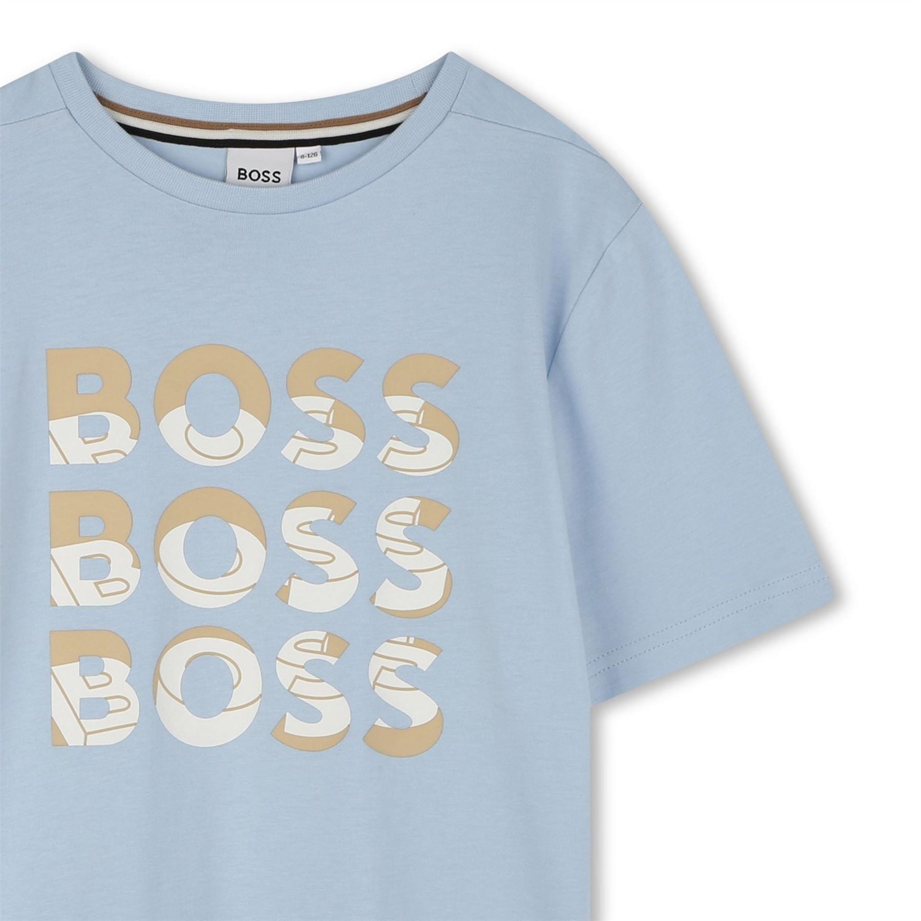 Boss Logo Regular Fit Crew Neck T-Shirt