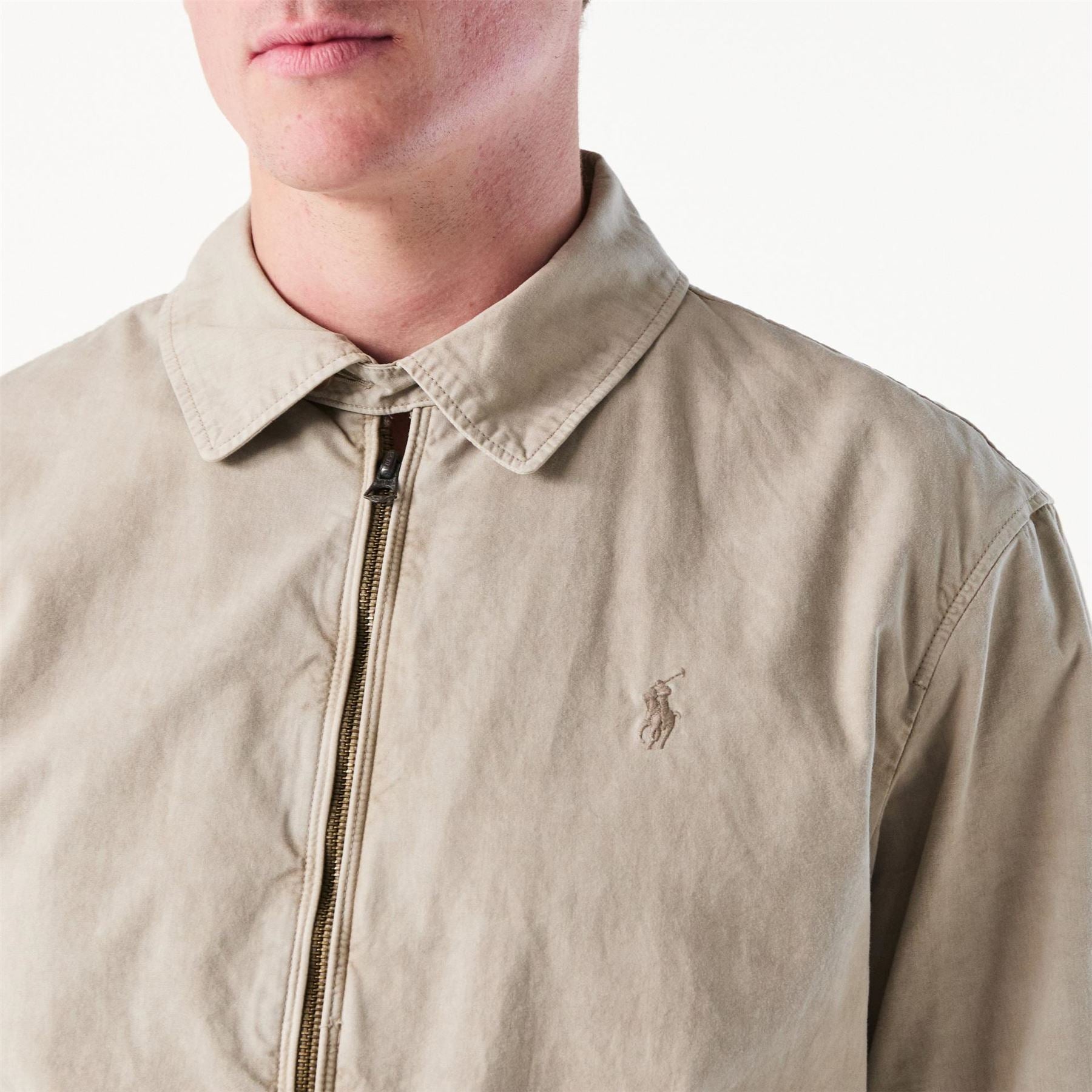 Polo Ralph Lauren Bayport Solid Patterned Windbreaker Jacket