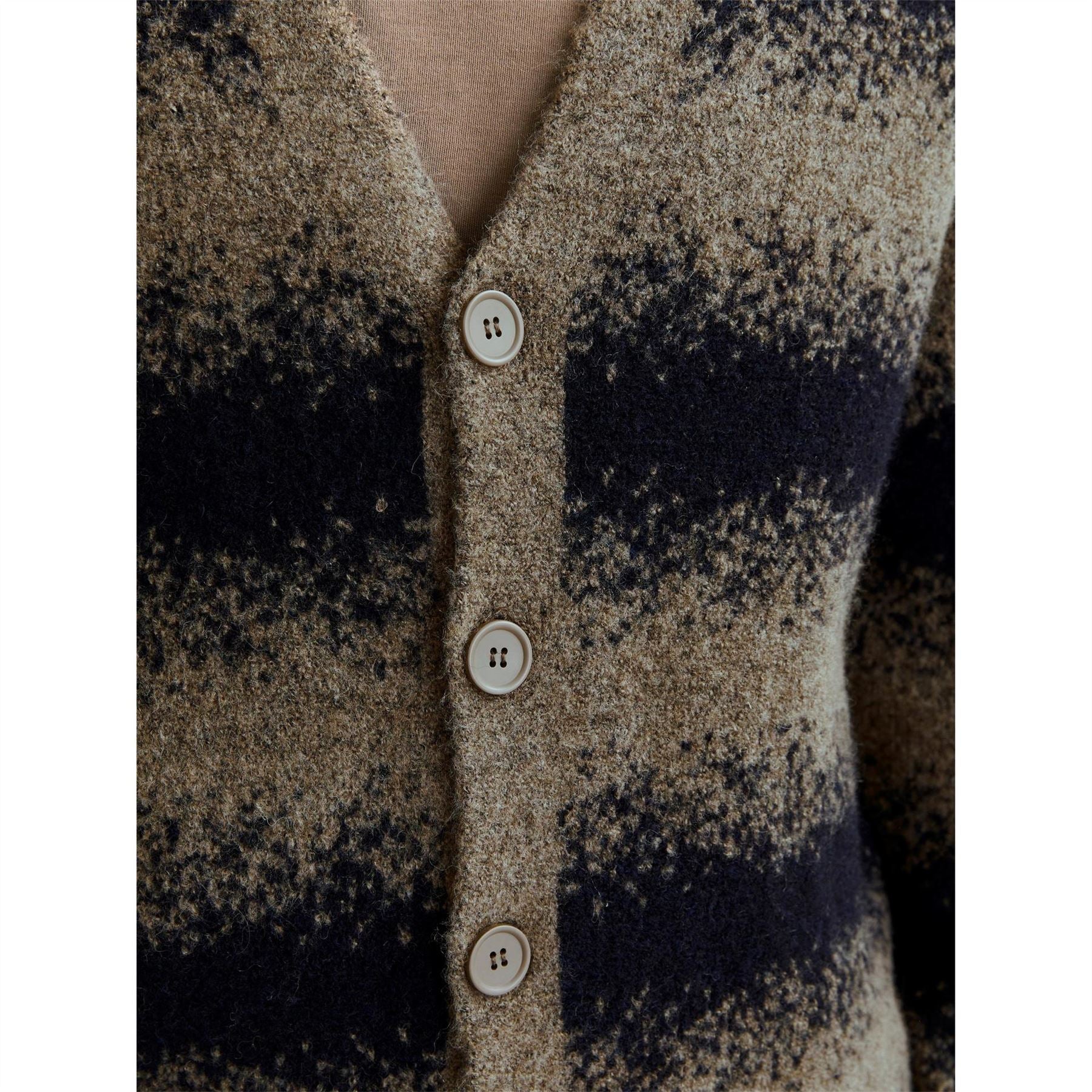 Jack and Jones Relaxed Fit V-Neck Knit Cardigan