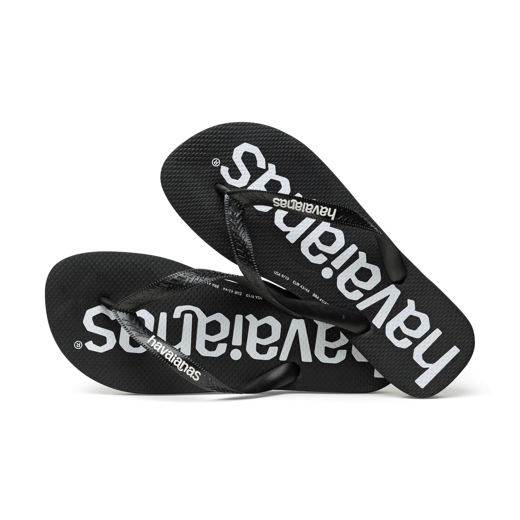 Havaianas Kids Top Logomania Black Flip Flops
