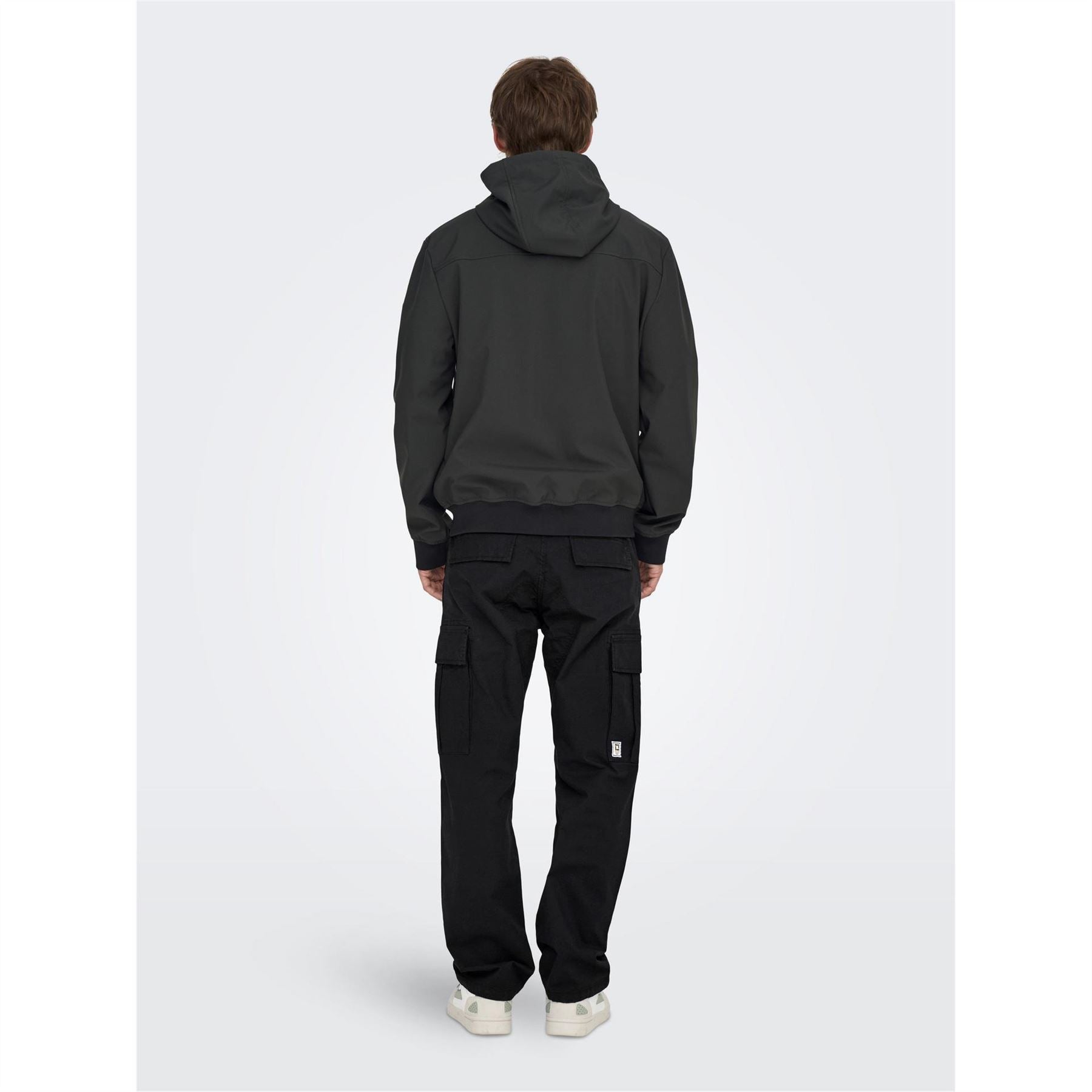 Only and Sons Solid Patterned Straight Combat Pants