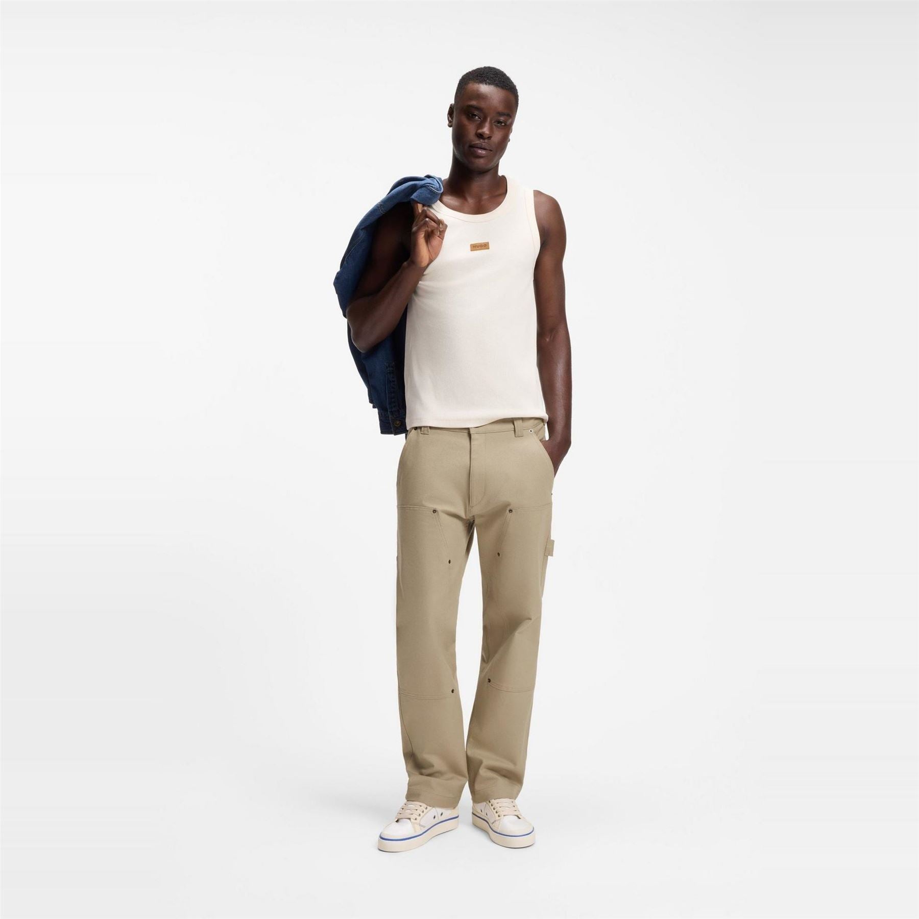 Hugo Wide Leg Trousers