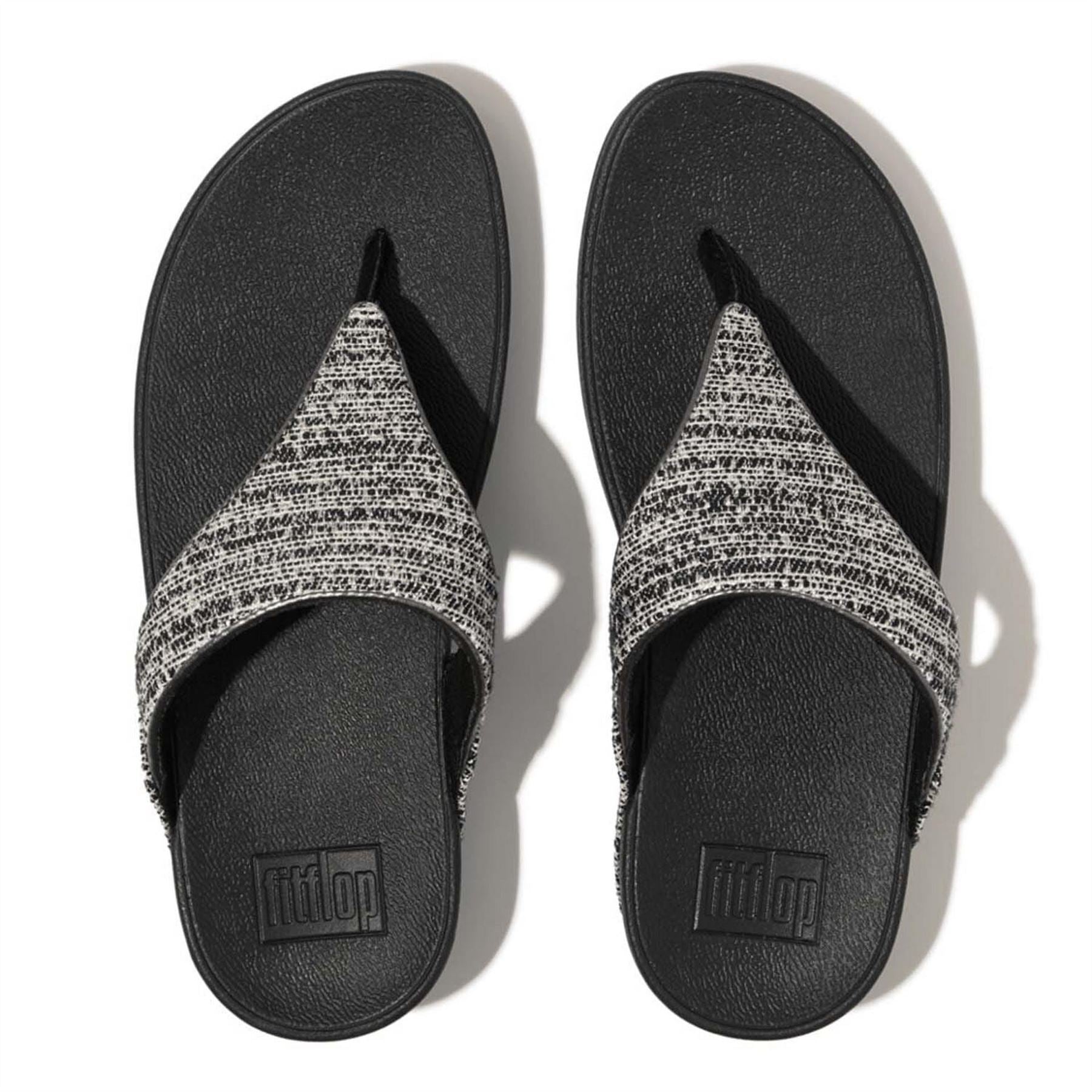 Fitflop Shimmerweave Toe Post Sandals