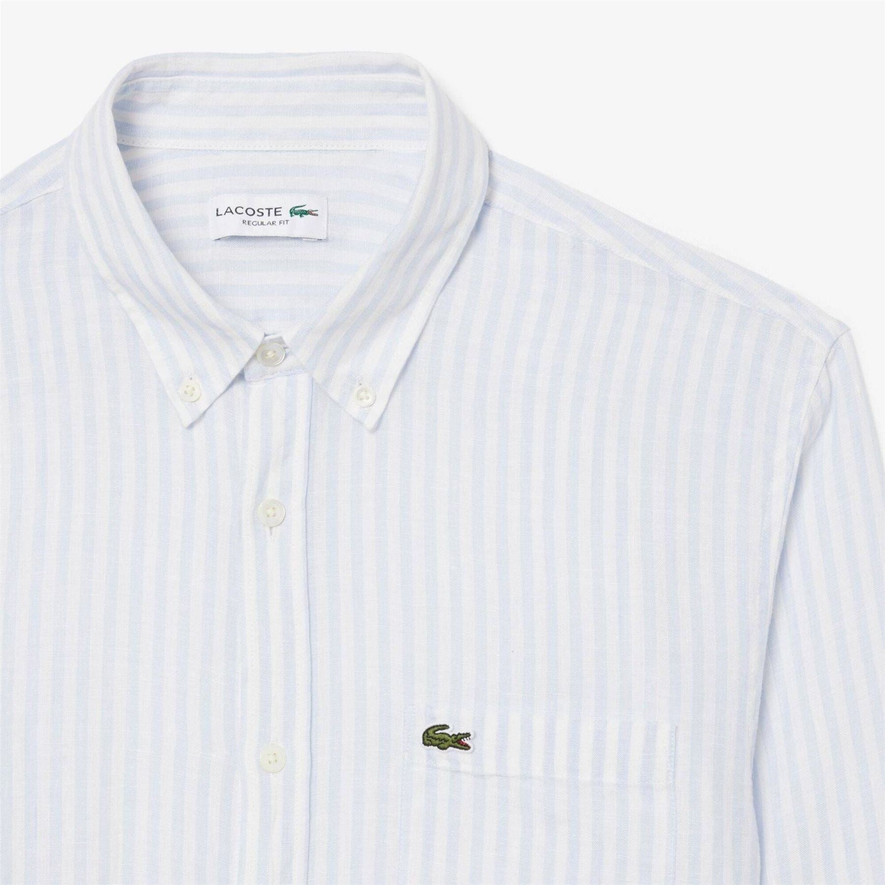 Lacoste Long Sleeve Patterned Shirt