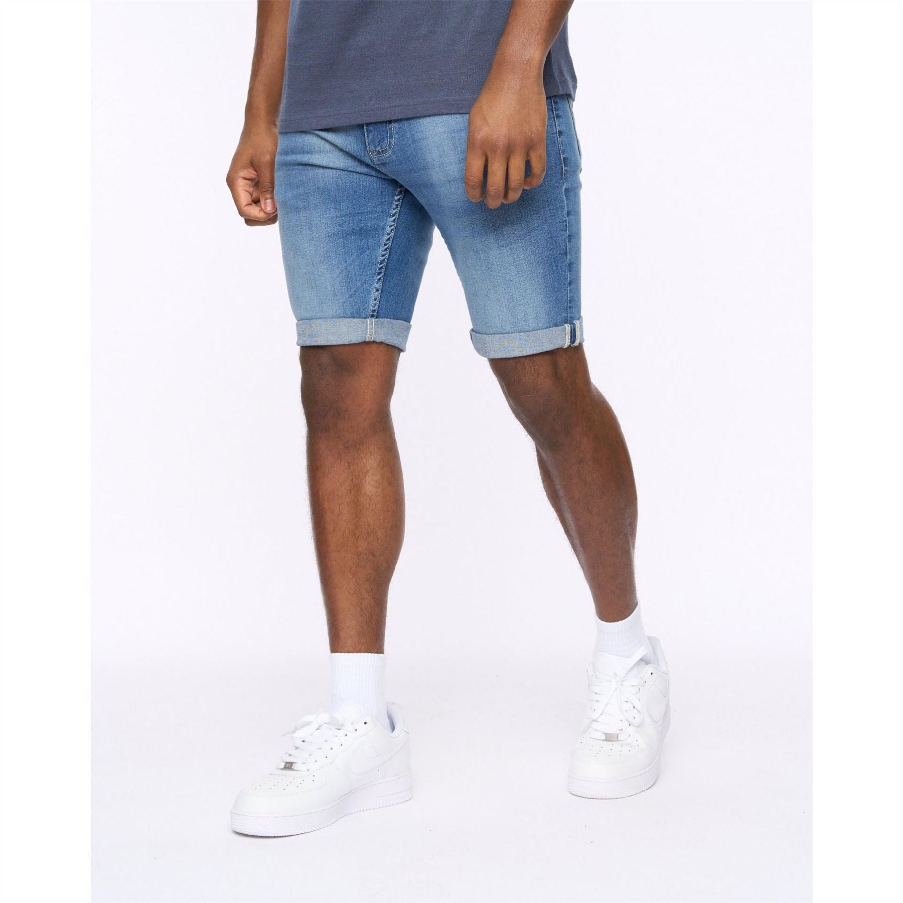 Crosshatch Tonwin Denim Shorts