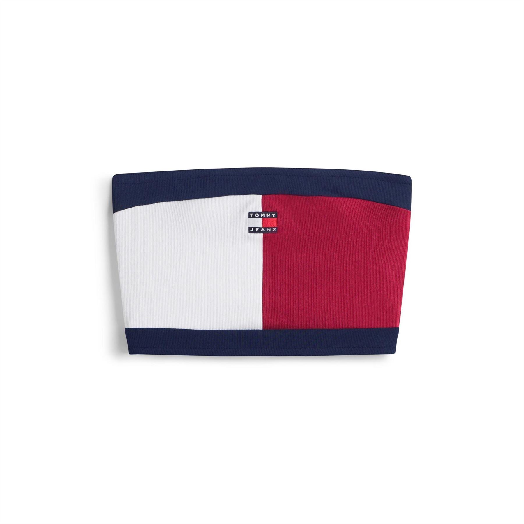 Tommy Jeans Flag Tube Bandeau Top