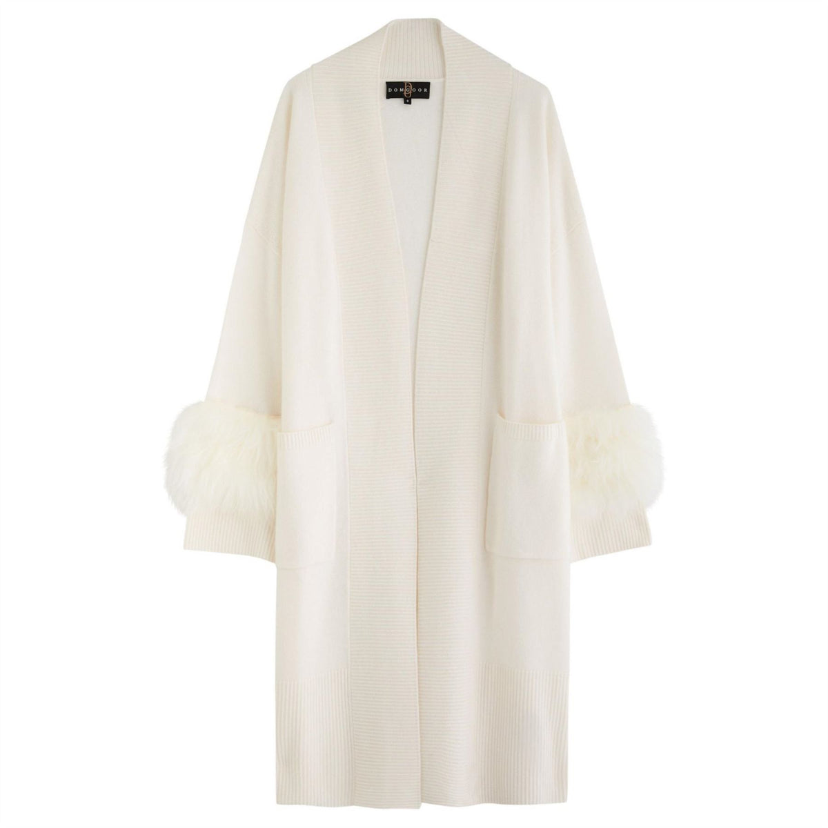 Dom Goor Ls Shearling Trim Cardigan