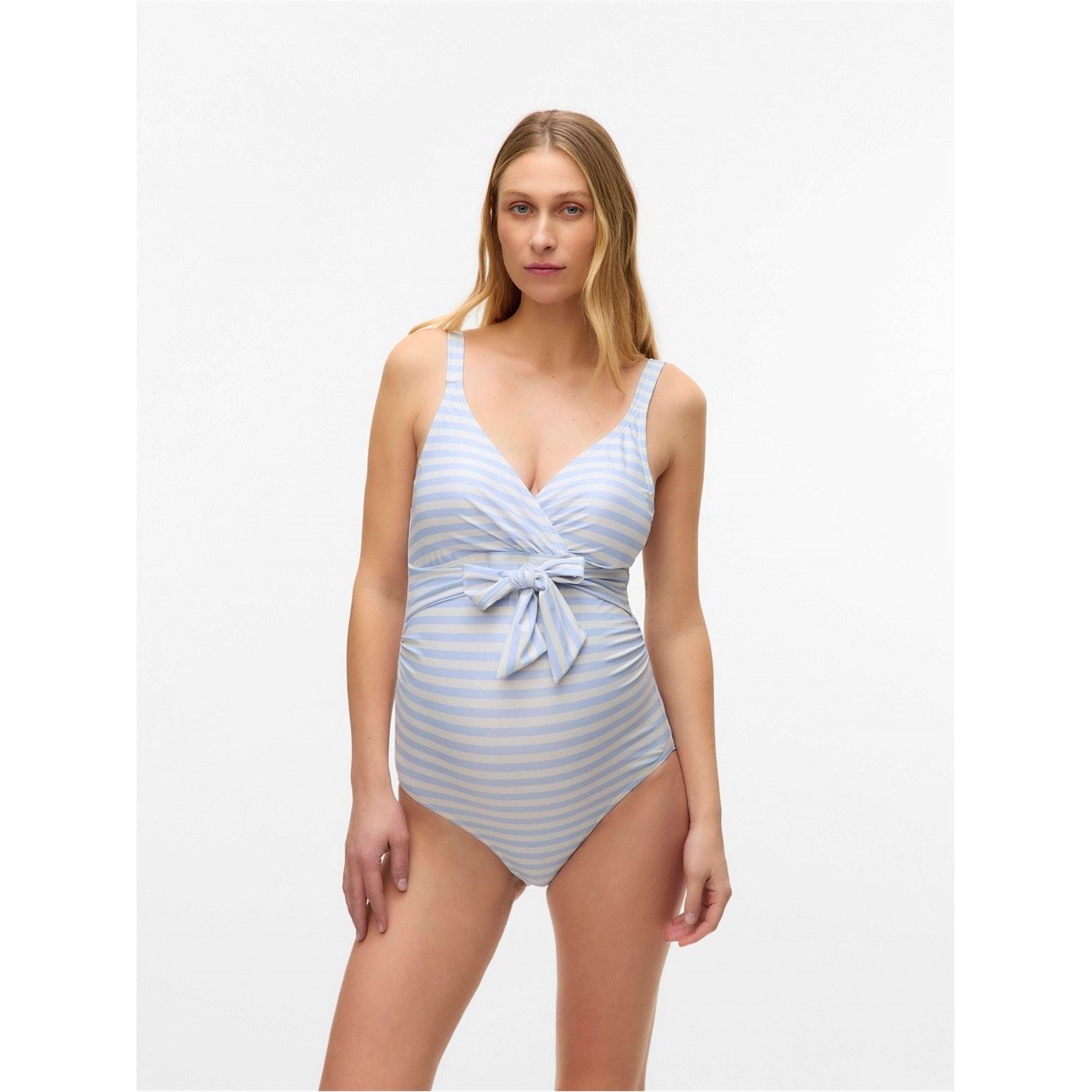 Mamalicious Mlkathy Horizontal Patterned Swimsuit