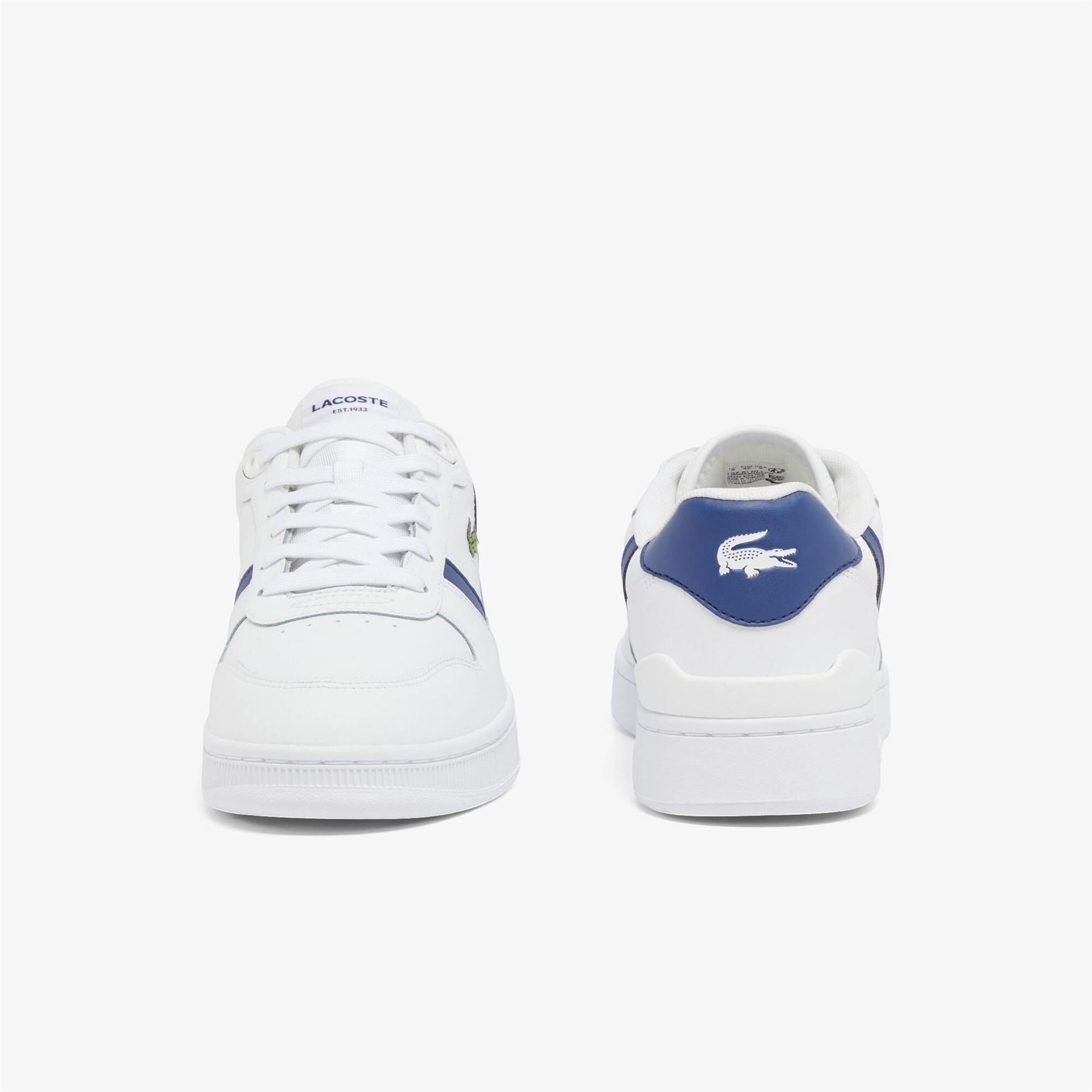 Lacoste T Clip Low Top Crocodile Print Sneakers