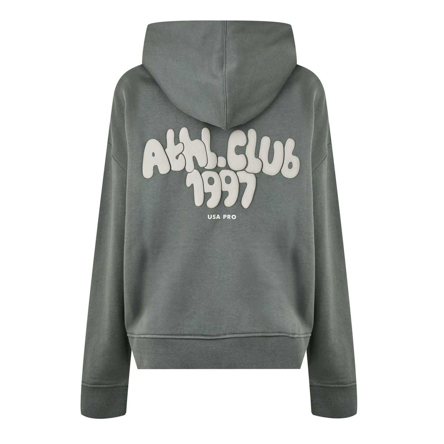 USA Pro Oversize Fit Hooded Graphic Sweatshirt