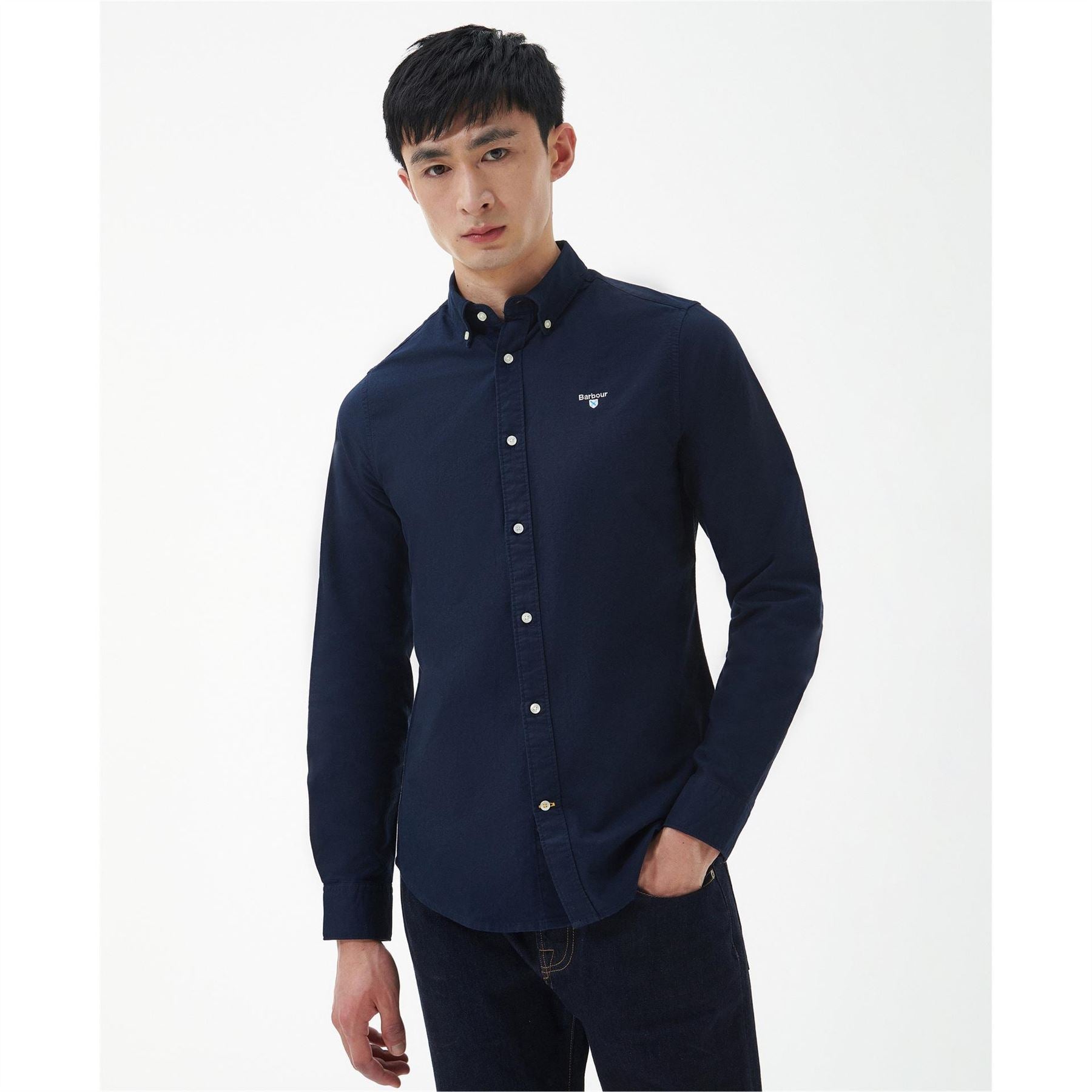 Barbour Oxford Button Down Plain Shirt
