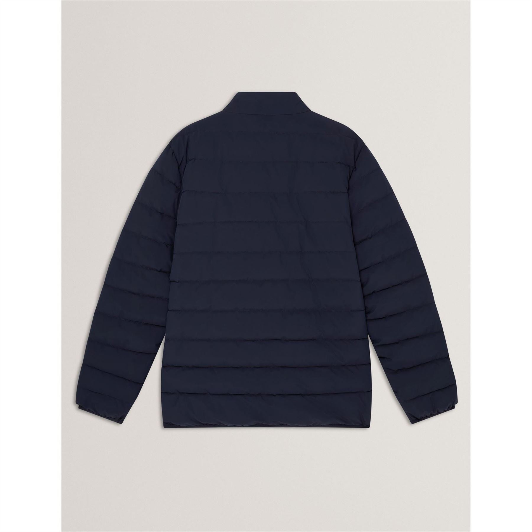 Ted Baker Horizontal Stripe Patterned Puffer Jacket with Zipped Pocket
