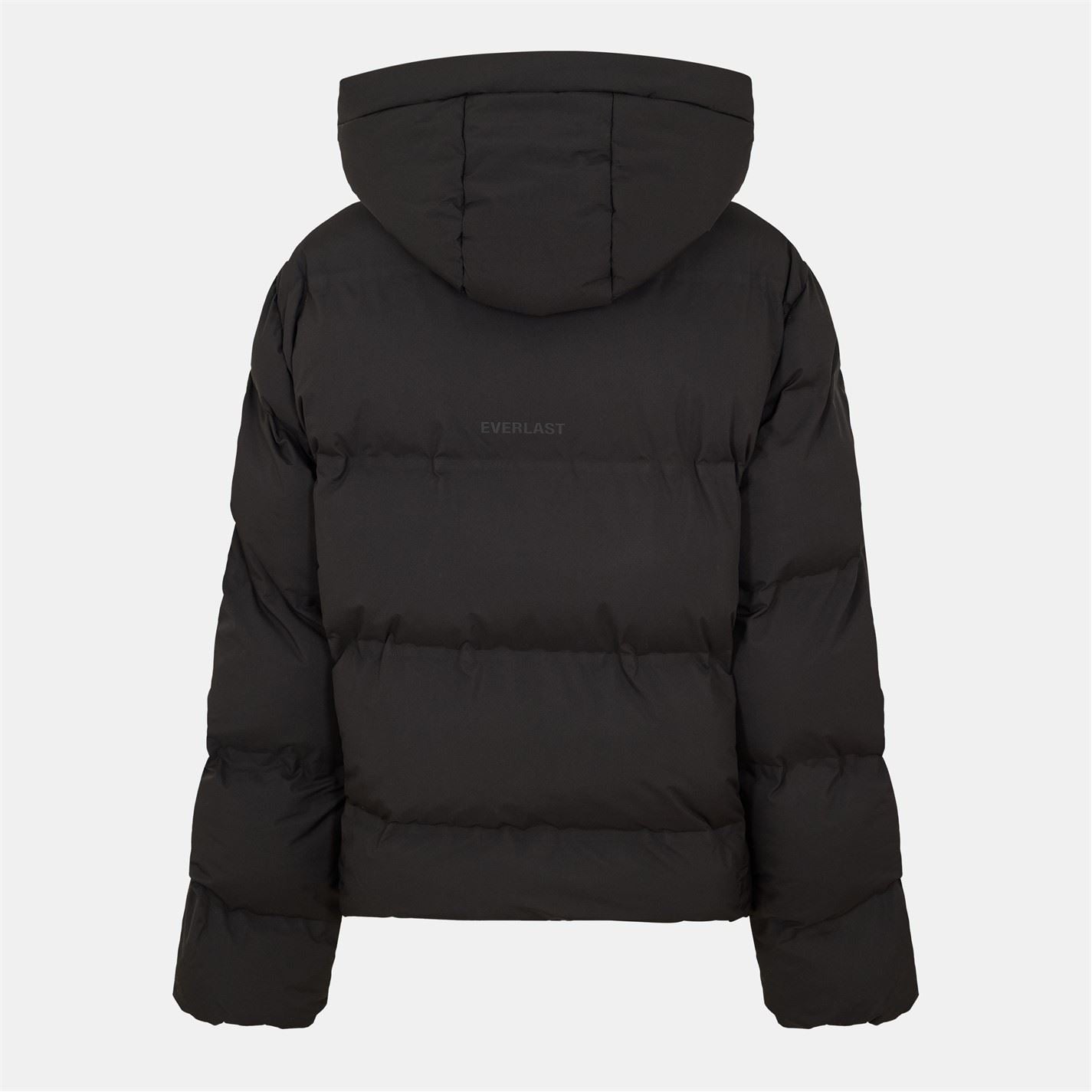 Everlast Water Resistant Windproof Detachable Hood Long Sleeve Puffer Jacket