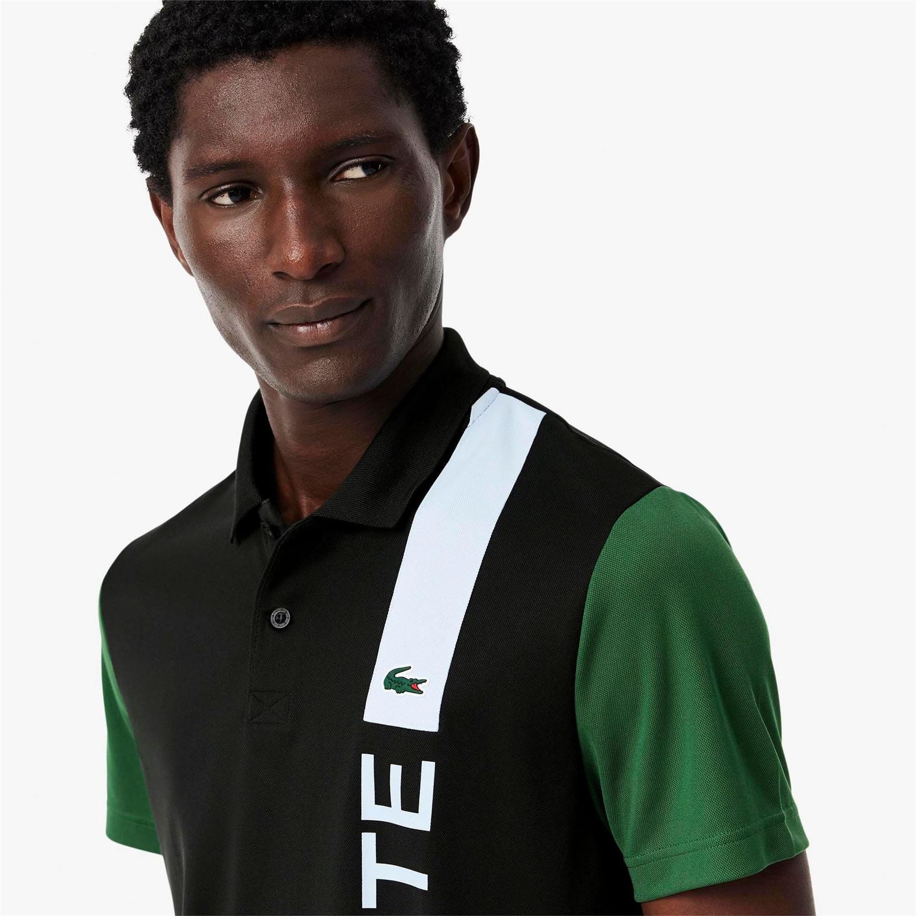 Lacoste Dry Print Branding Tennis Polo Shirt