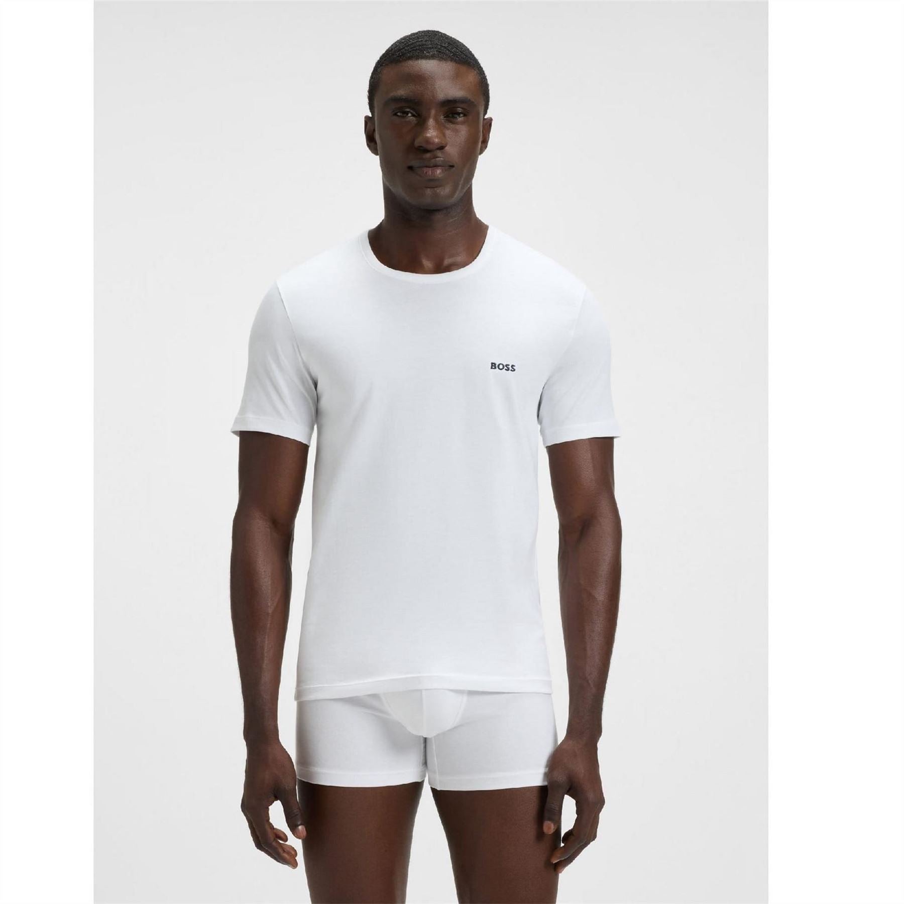 Boss Pack Of Logo Embroidered T-Shirts
