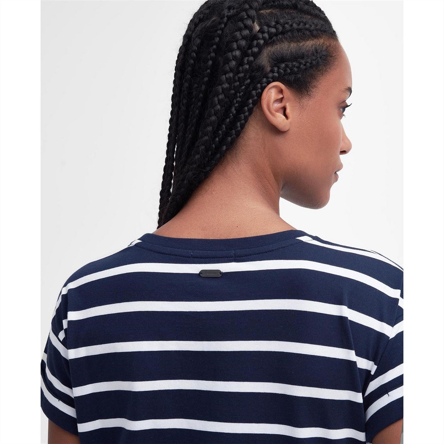 Barbour Striped Midi Dress