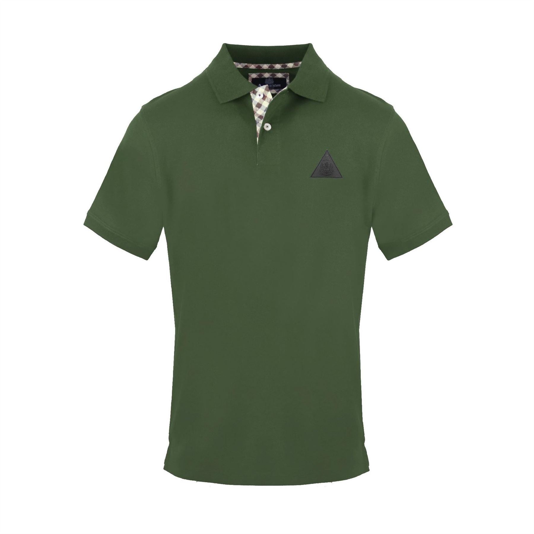 Aquascutum Collared Neck Short Sleeve Polo Shirt