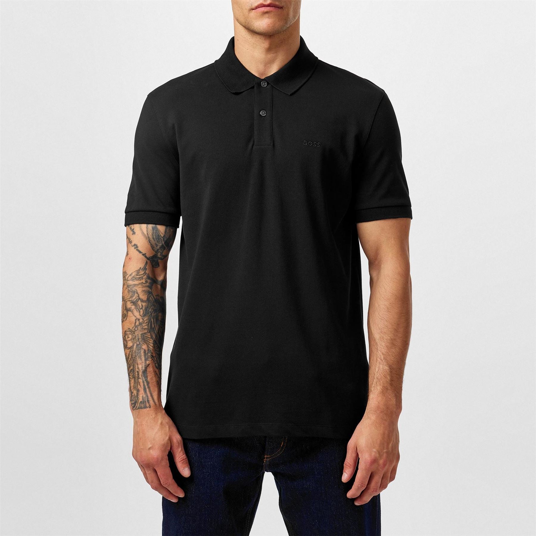 Boss BOSS BLACK Pallas Polo Iconic Logo Embroidered Shirt