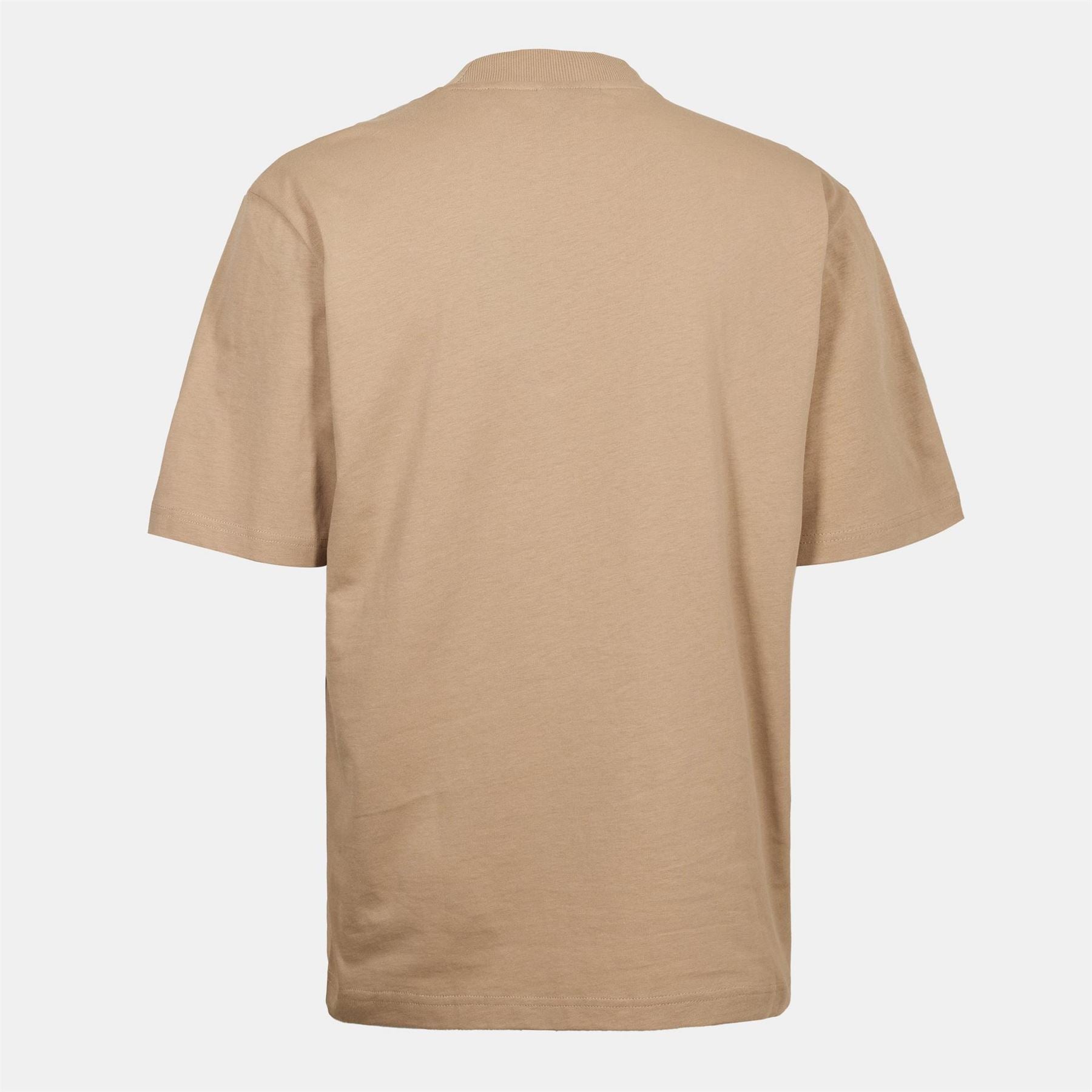 Hugo Mock Neck Ribbed Collar Short Sleeve Jersey T-Shirt