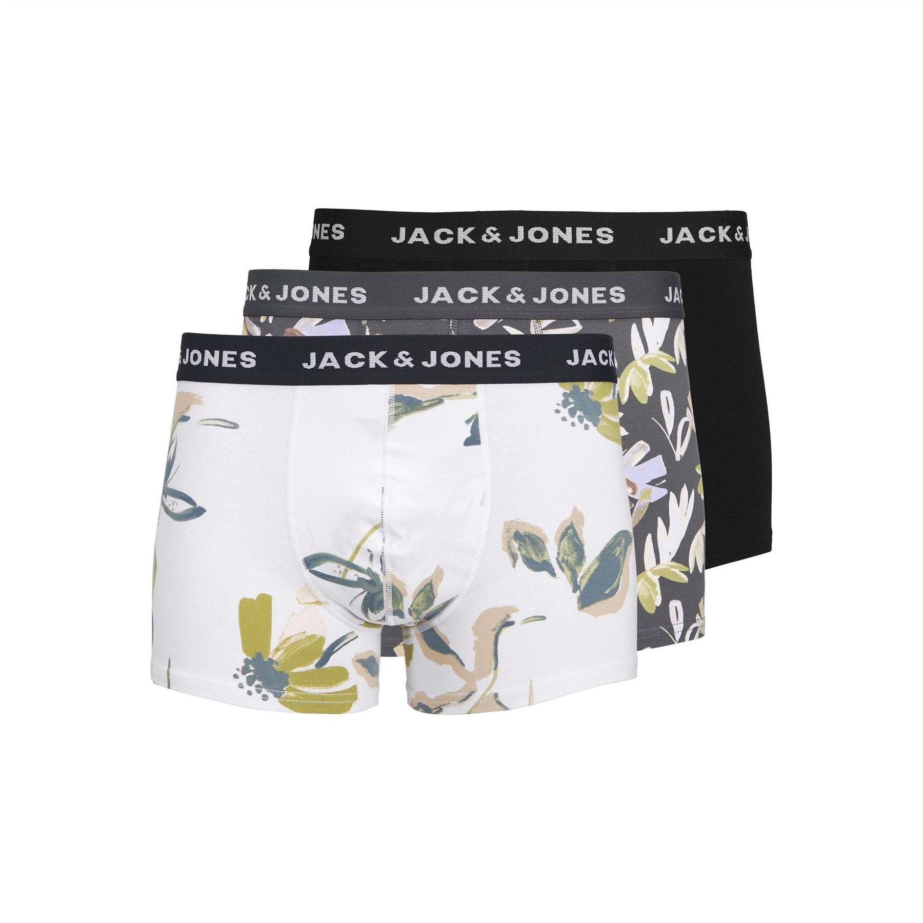 Jack and Jones Abstract 3 Pack Boxers