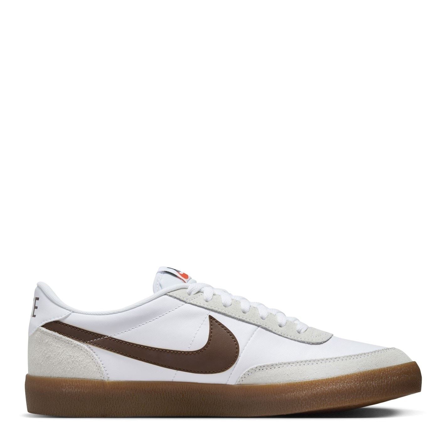Nike Leather Low Top Flat Heel Sneakers