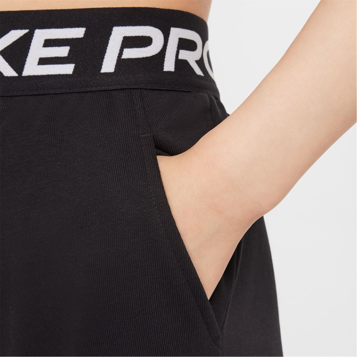 Nike Pro Fleece Solid Patterned Slim Joggers