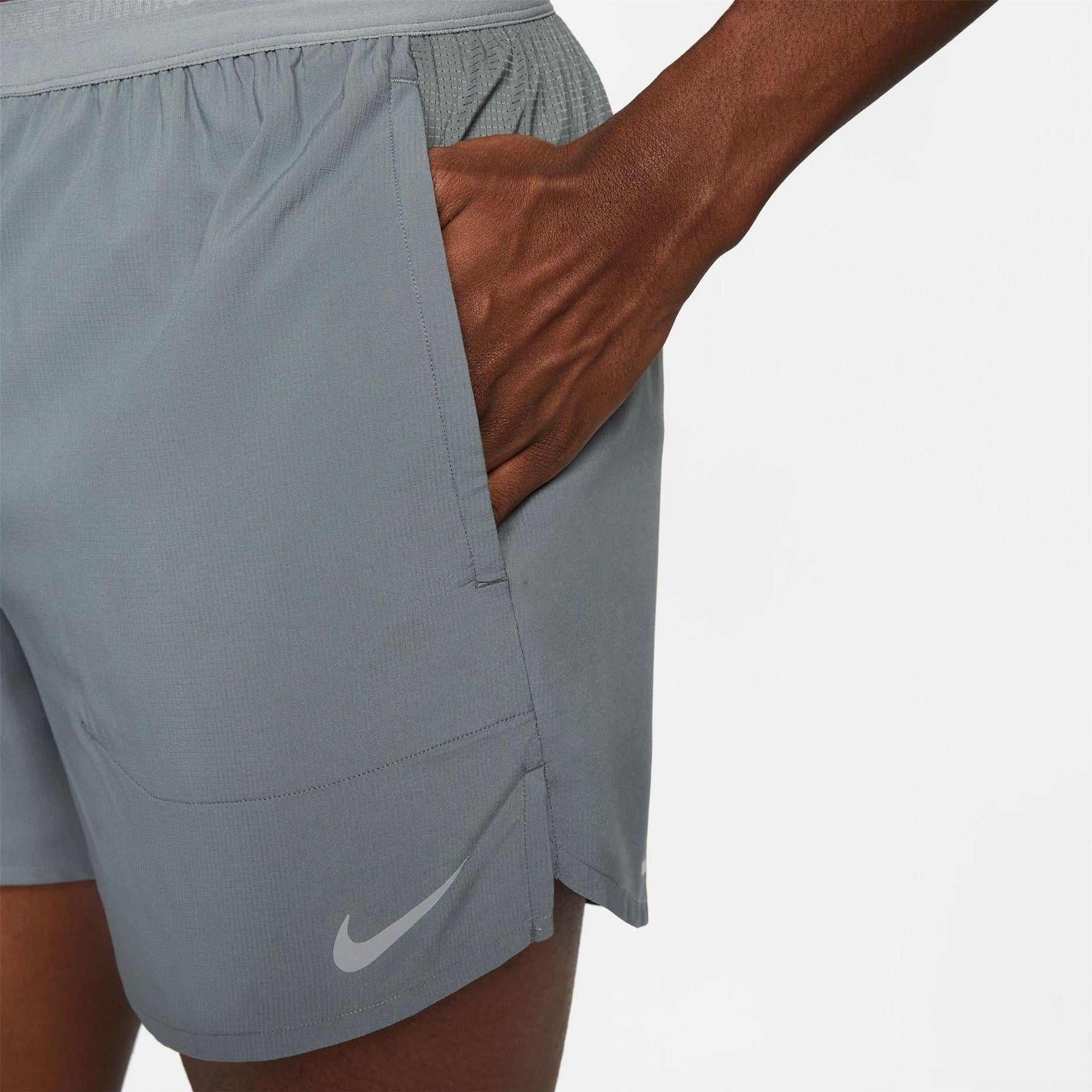 Nike Mens Stride Dri Fit 5 Brief Lined Running Shorts