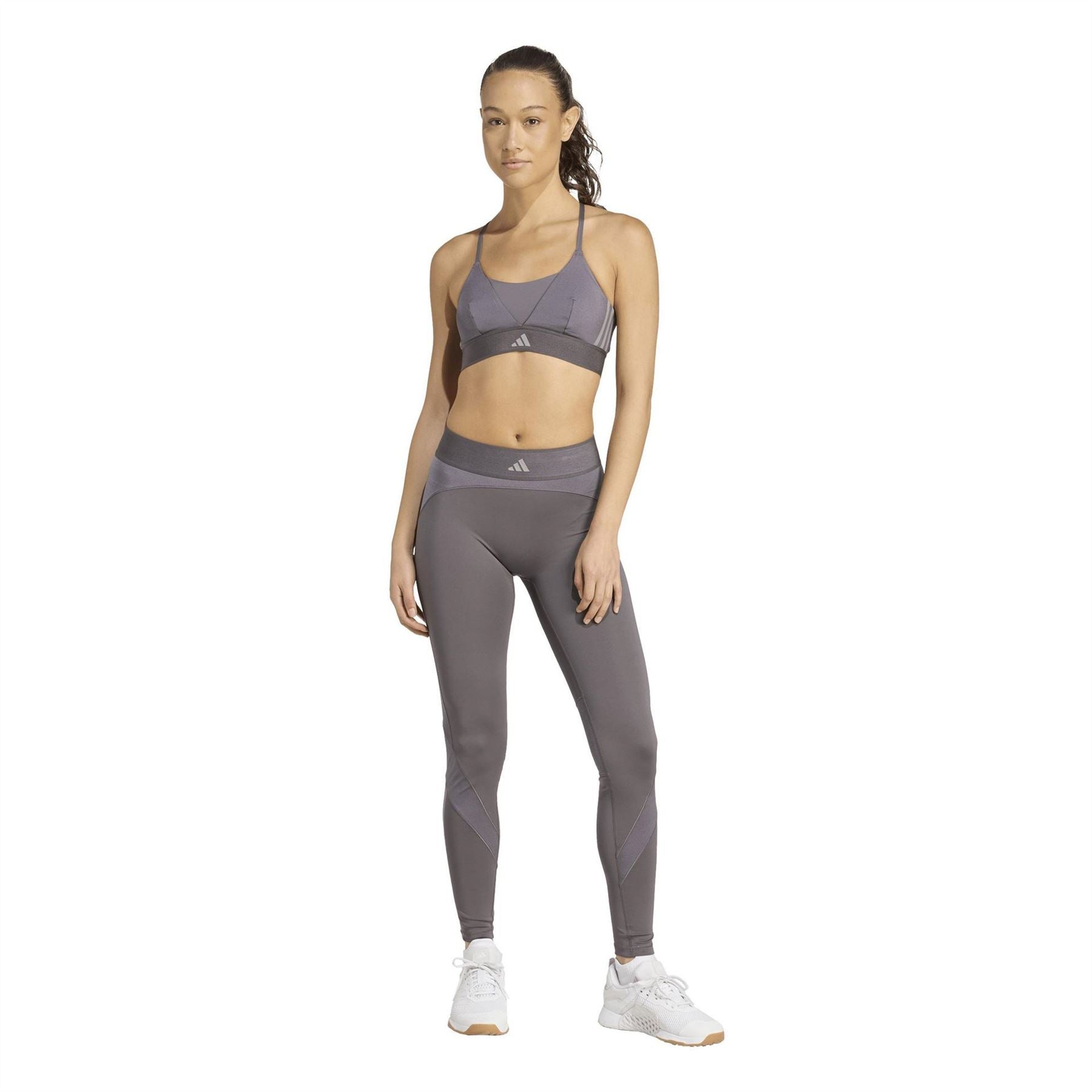 adidas Hyperglam Shine Three Stripes Shapewear Leggings