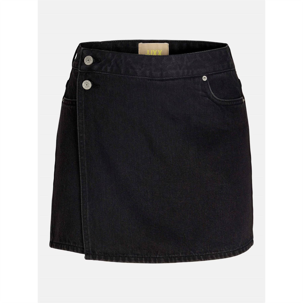 JJXX Greta High Waist Denim Wrap Shorts