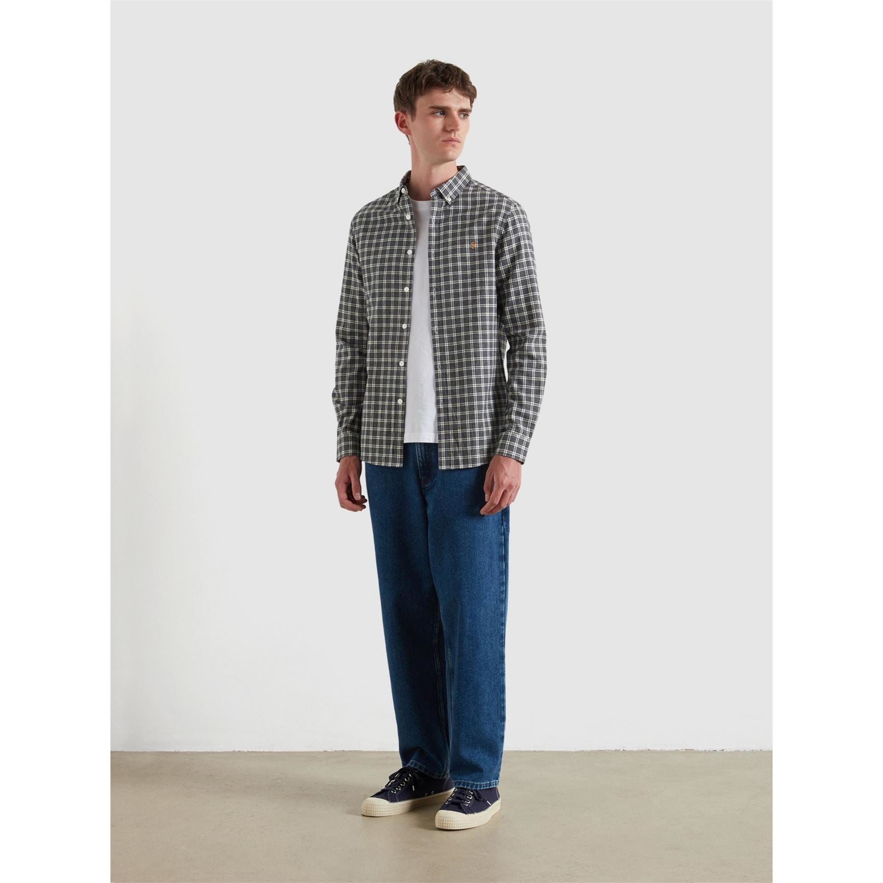 Farah Milners Check Long Sleeve Patterned Shirt