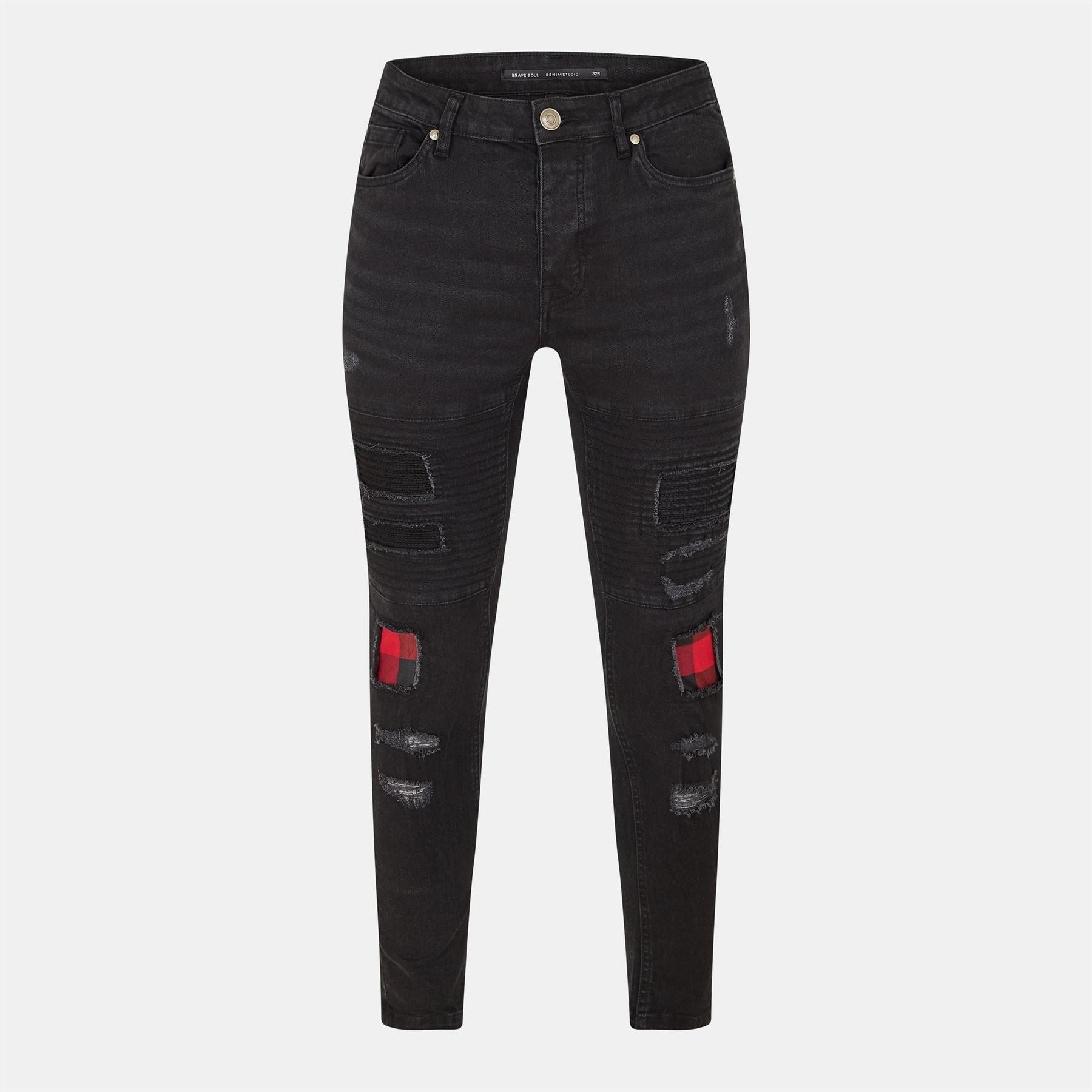 Brave Soul Jean With Contrast Panels