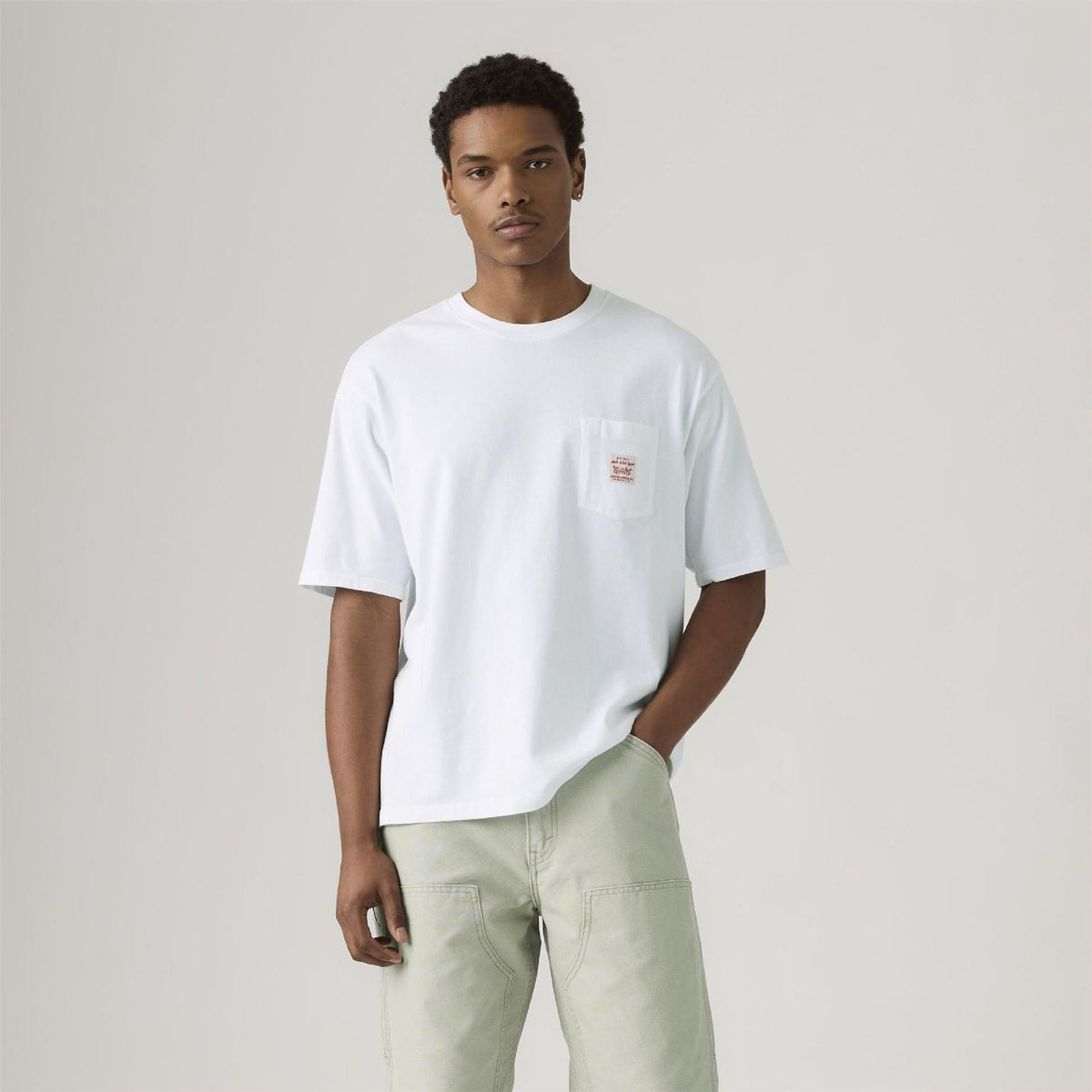 Levis Regular Fit Crew Neck Short Sleeve Text Graphic T-Shirt