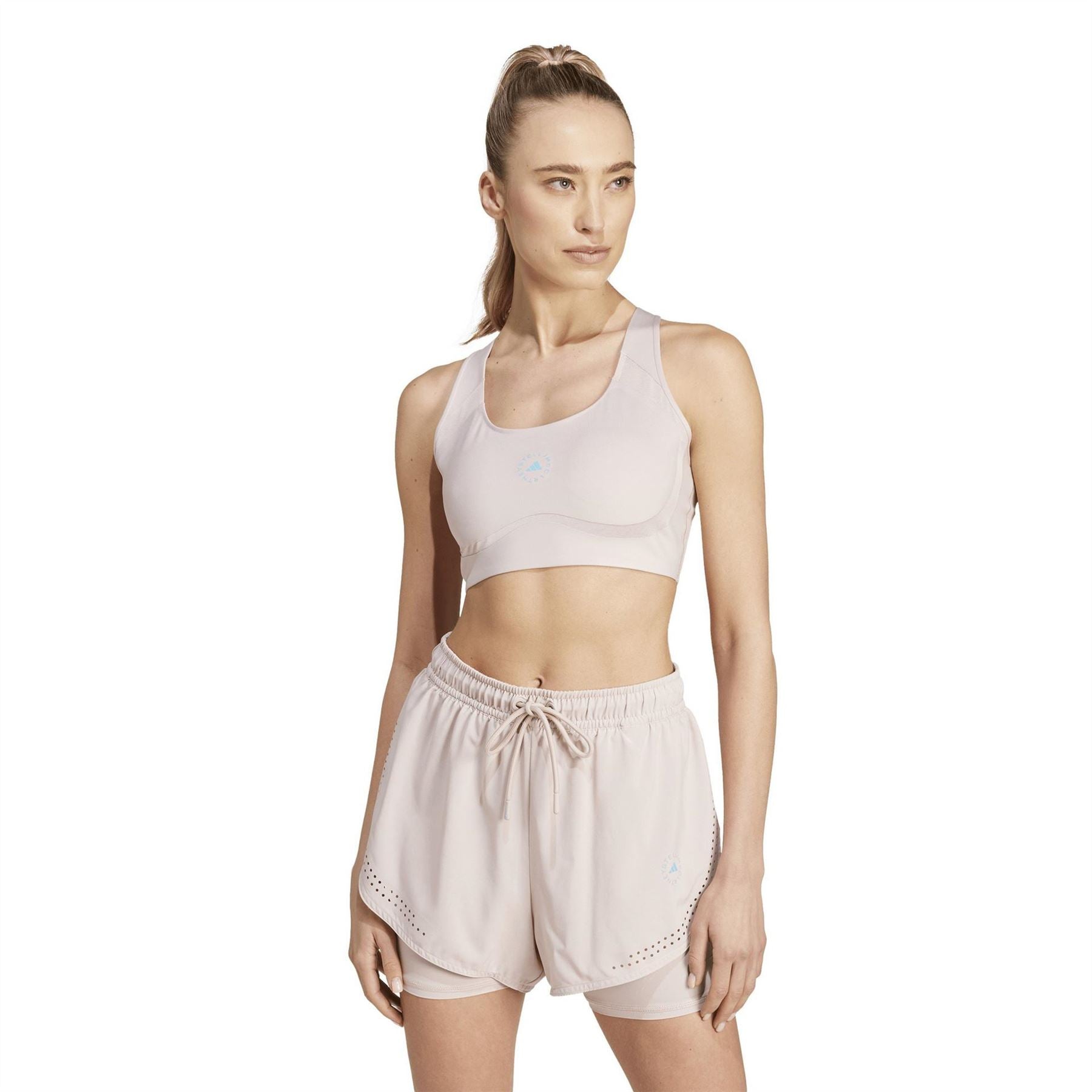 adidas Scoop Neck Sports Bra with Ventilation Back