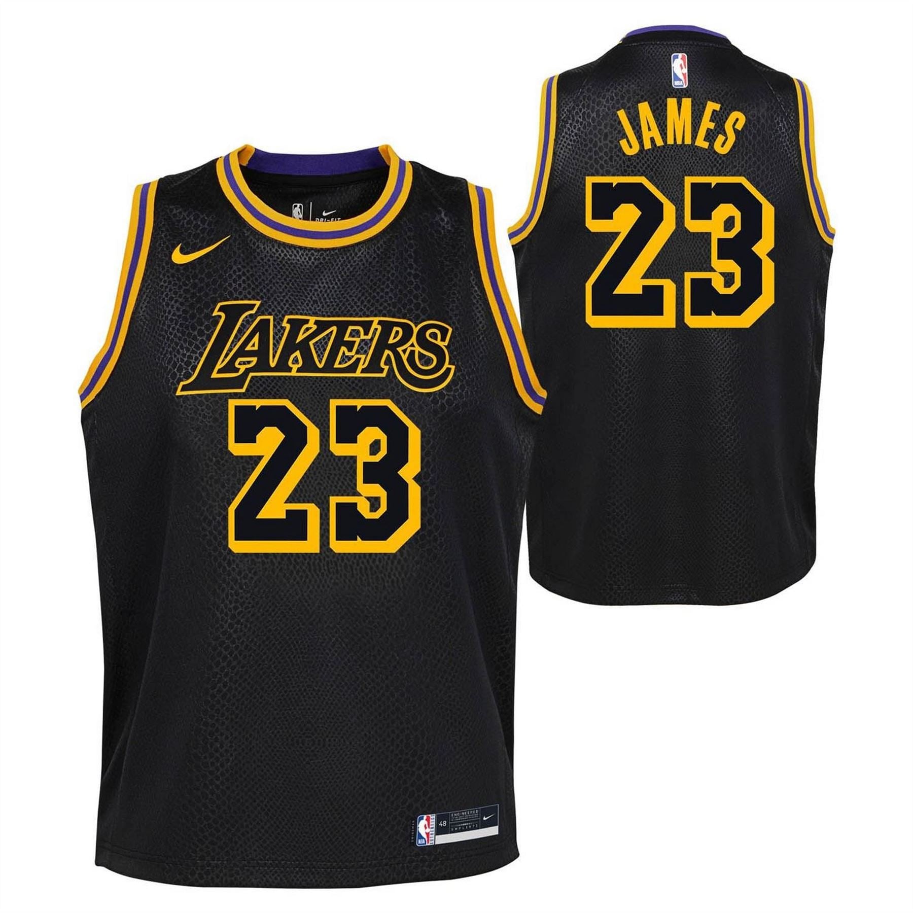 Nike Lakers Lebron James #23 Jersey