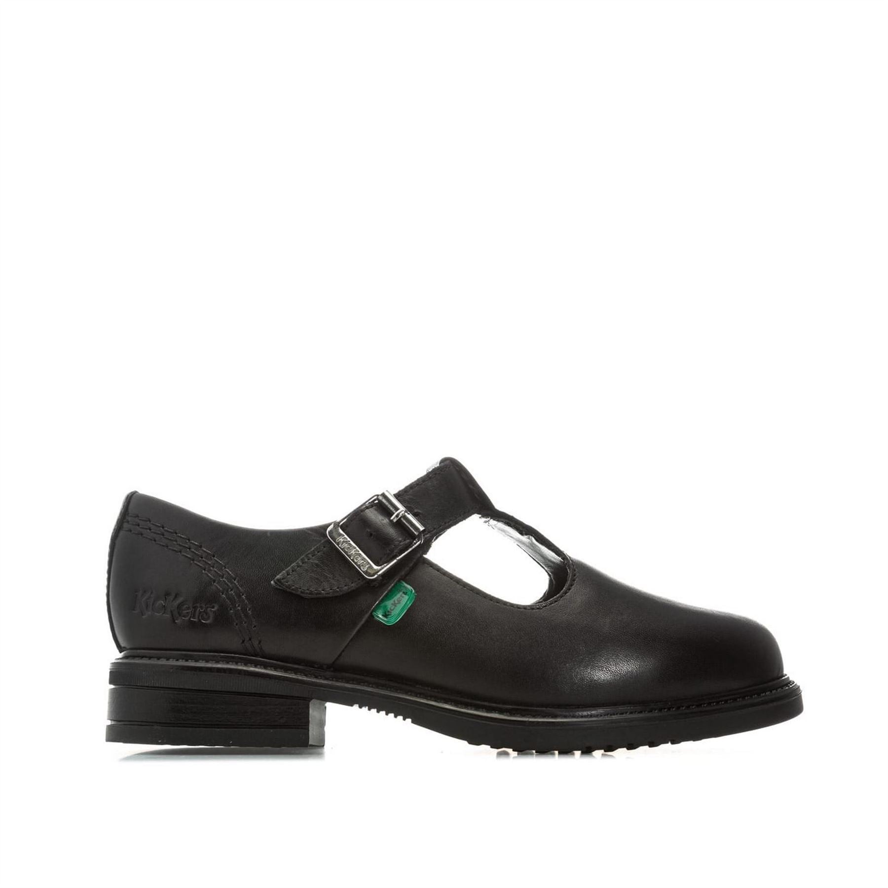 Kickers Lach T Bar Leather Shoes