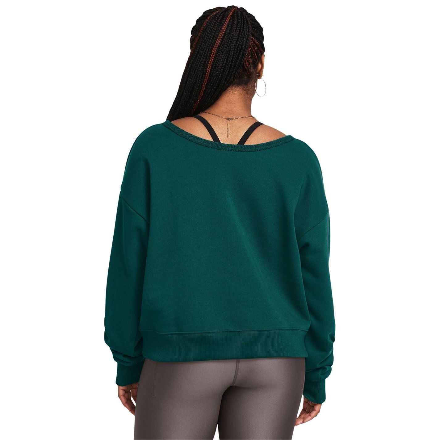 Under Armour Terry Relaxed Fit Drop Shoulder Long Sleeve Sweatshirt