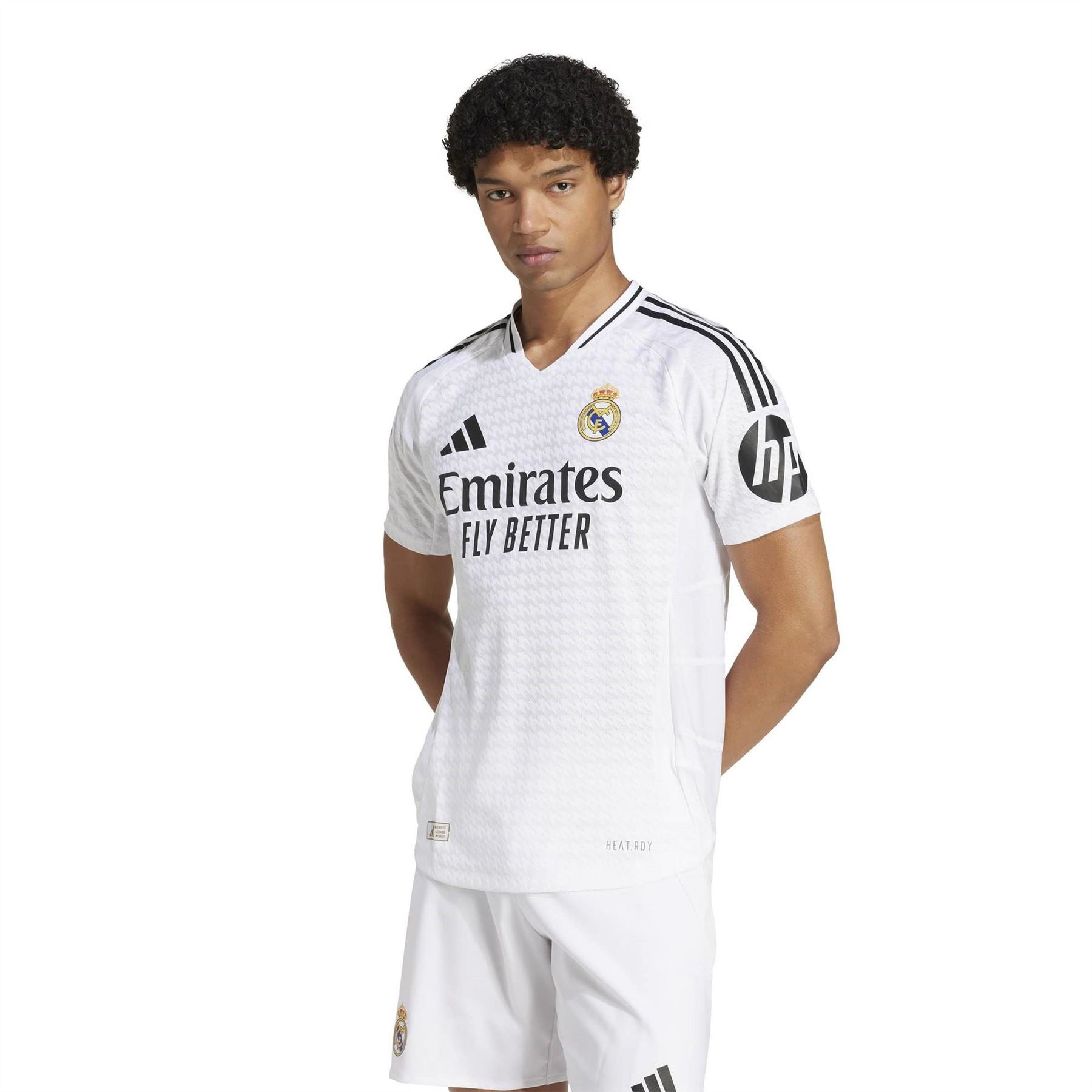 adidas Real Madrid Authentic Home Shirt 2024 2025 Adults