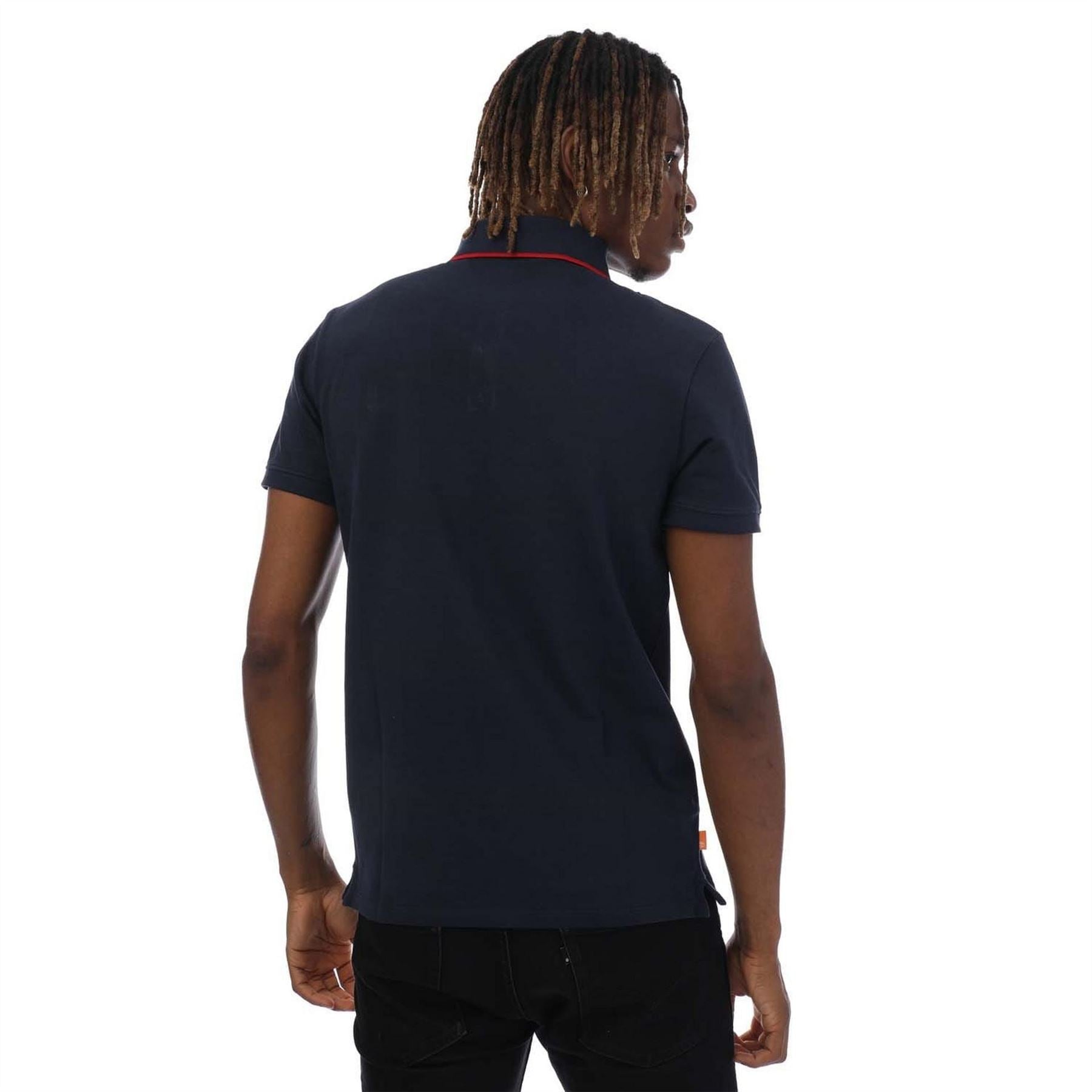 Timberland Millers River Printed Neck Polo Shirt