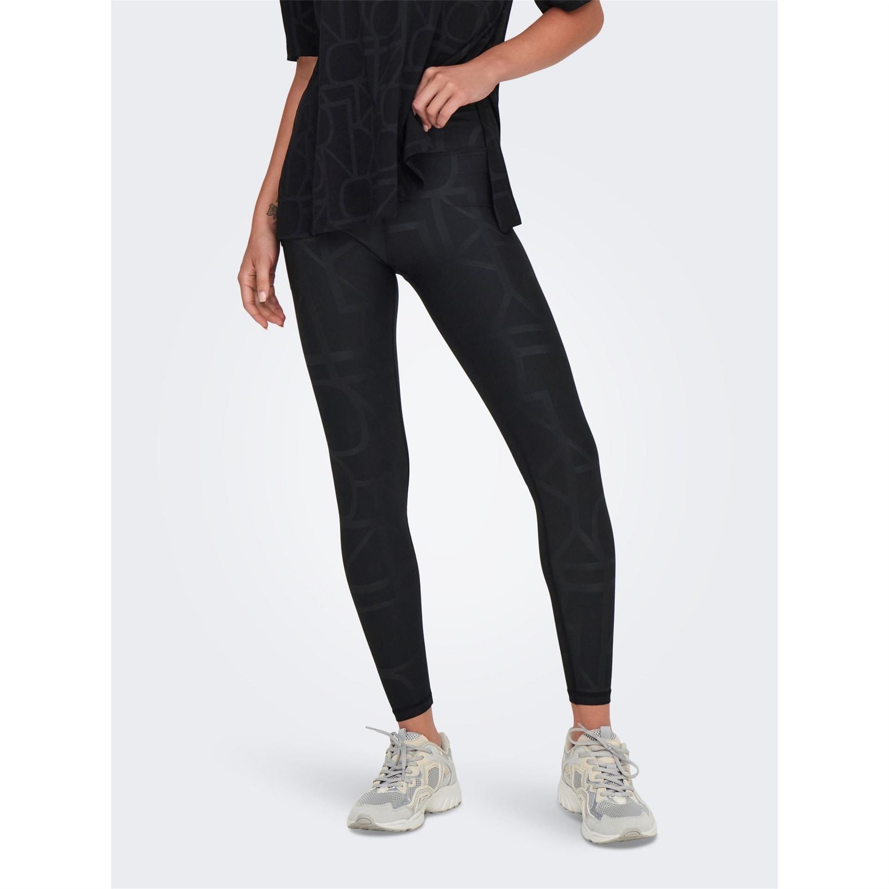 Only Play Logo High Waist Training Leggings