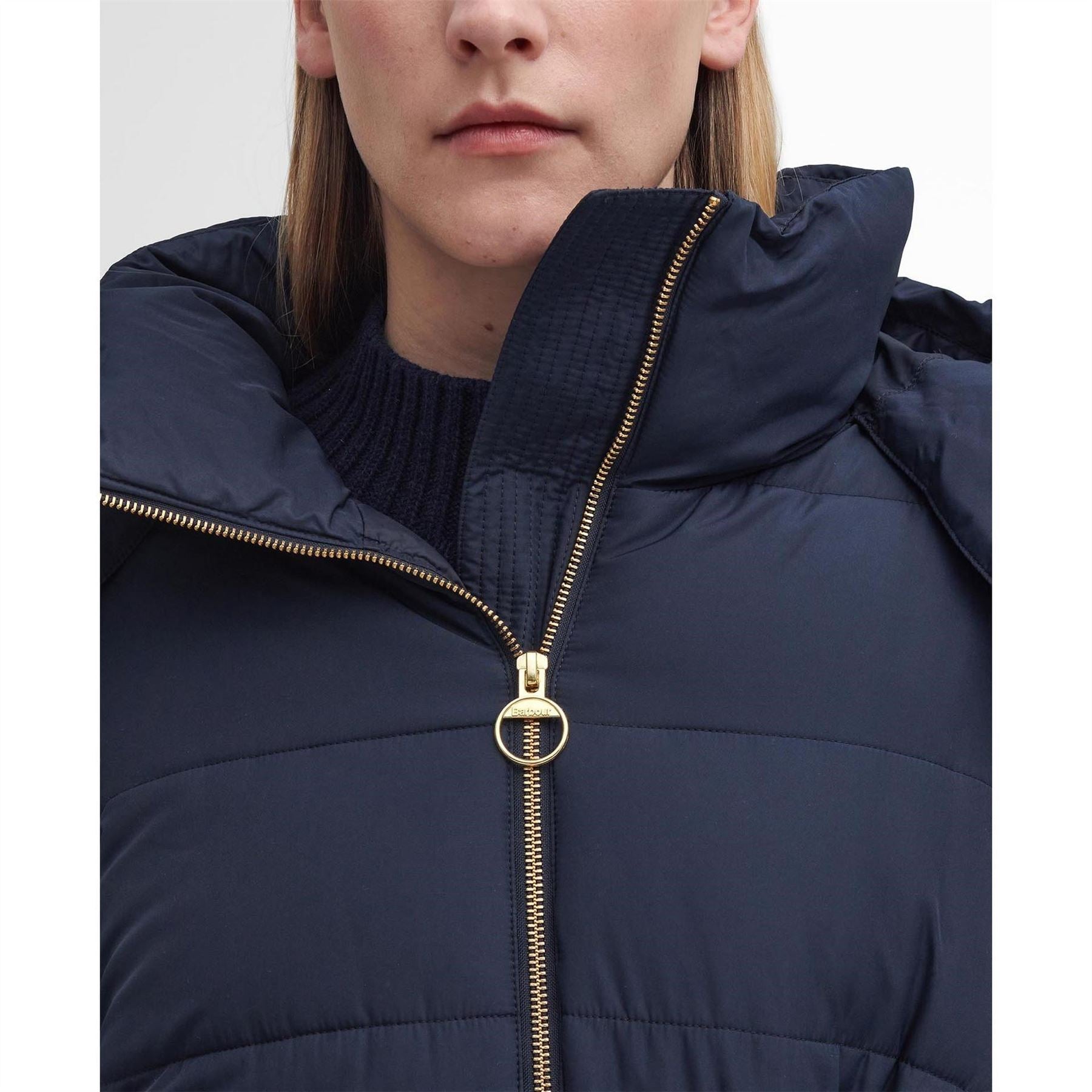 Barbour Mannue Longline Quilted Jacket