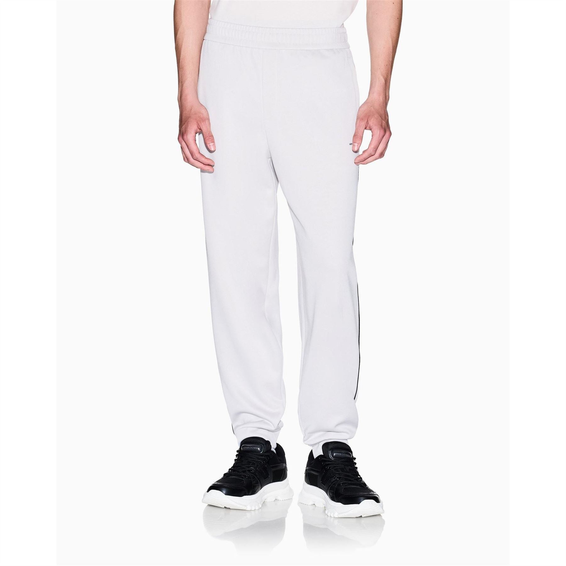 Armani Exchange Exchange Solid Patterned Straight Joggers