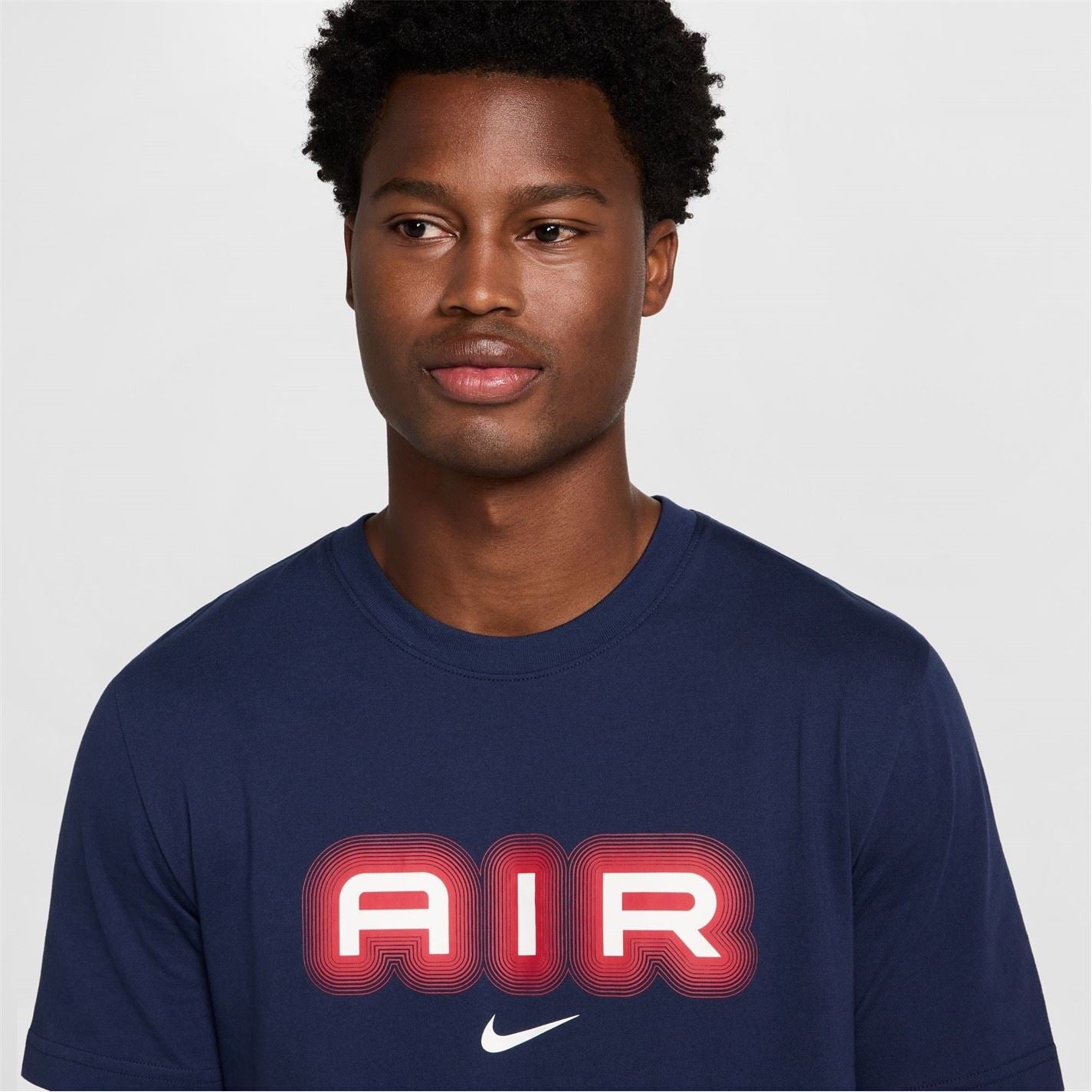Nike Regular Fit Arch Lettering Crew Neck T-Shirt