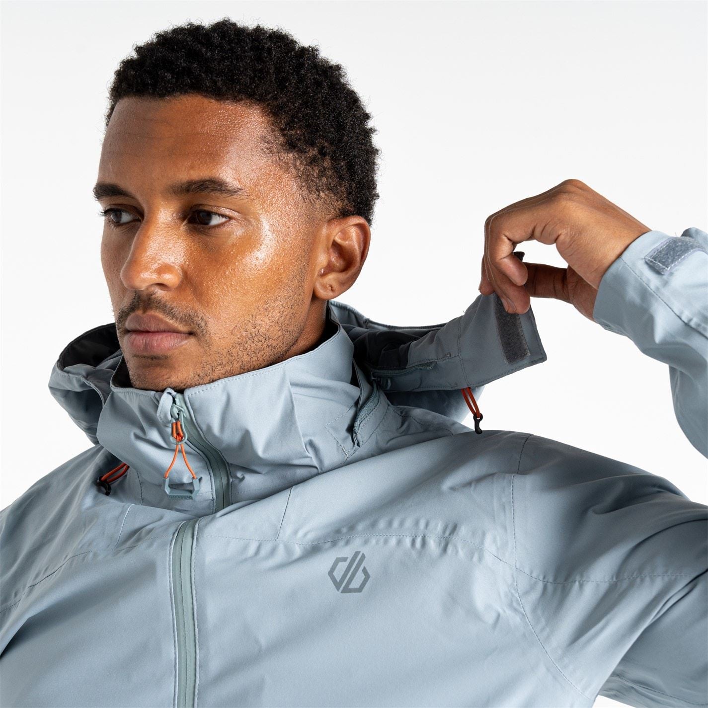 Dare 2b Switch Out Hooded Rain Jacket with Zipped Pocket