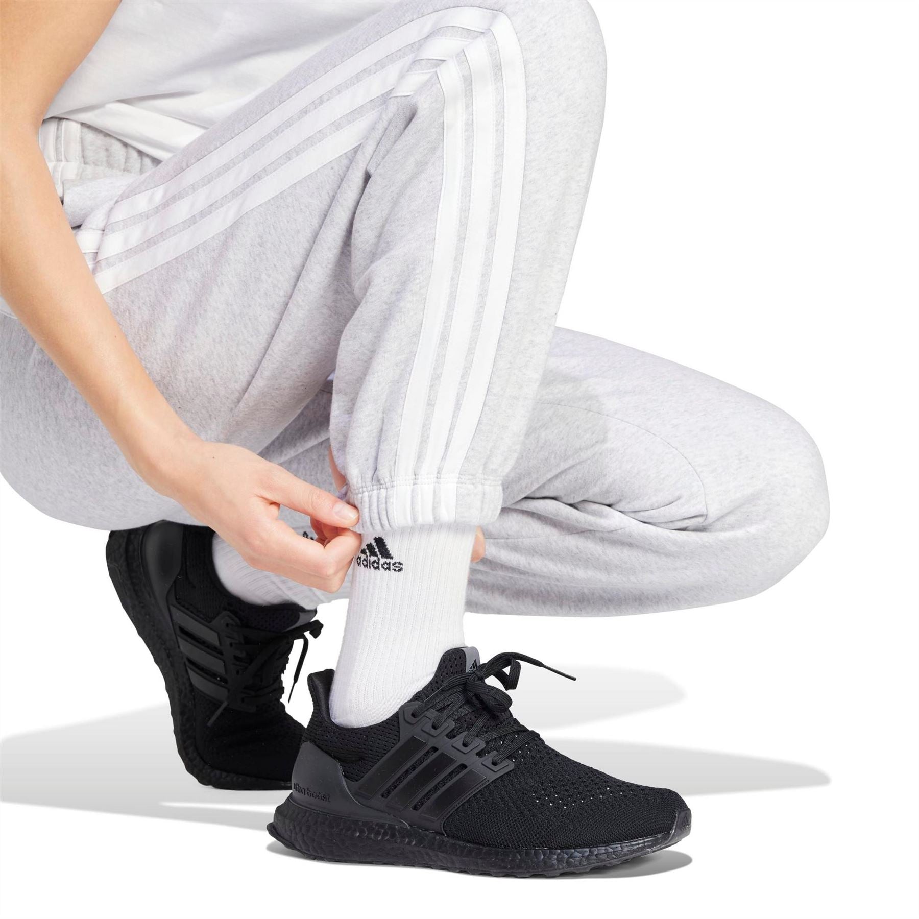 adidas Womens Essentials 3 Stripes Pants Slim