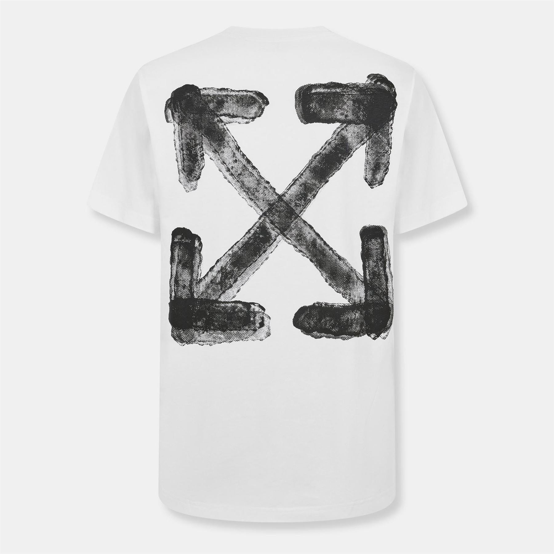 Off White Spray Arrow Design T-Shirt