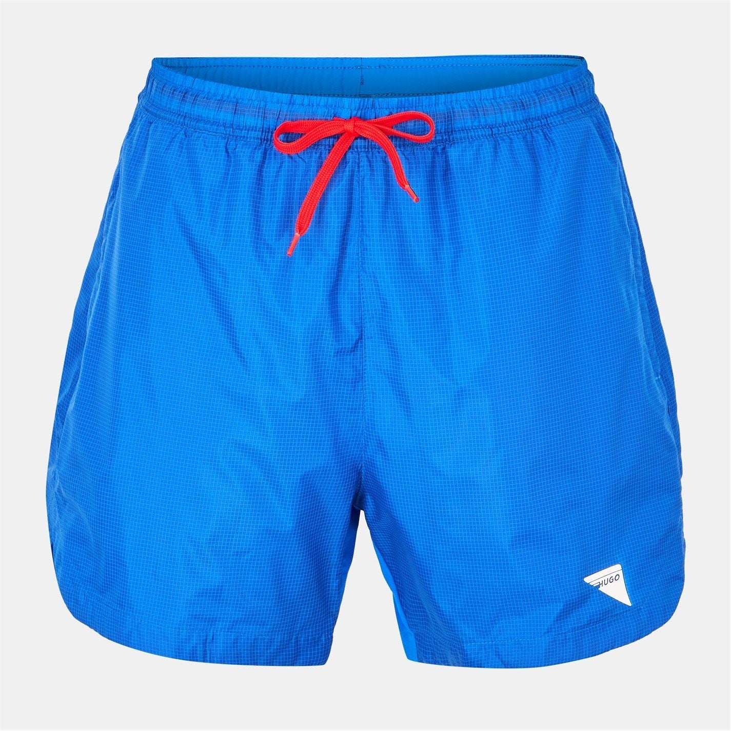 Hugo Dreyhound Running Shorts with Curved Hem